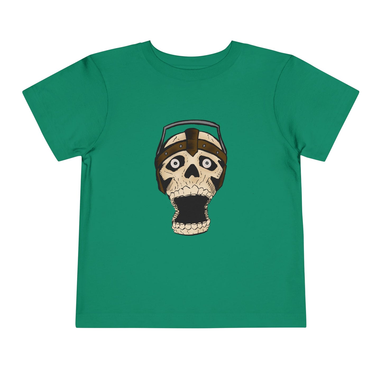 Toddler Tee — Playful Screaming Skull Graphic Kids' Shirt