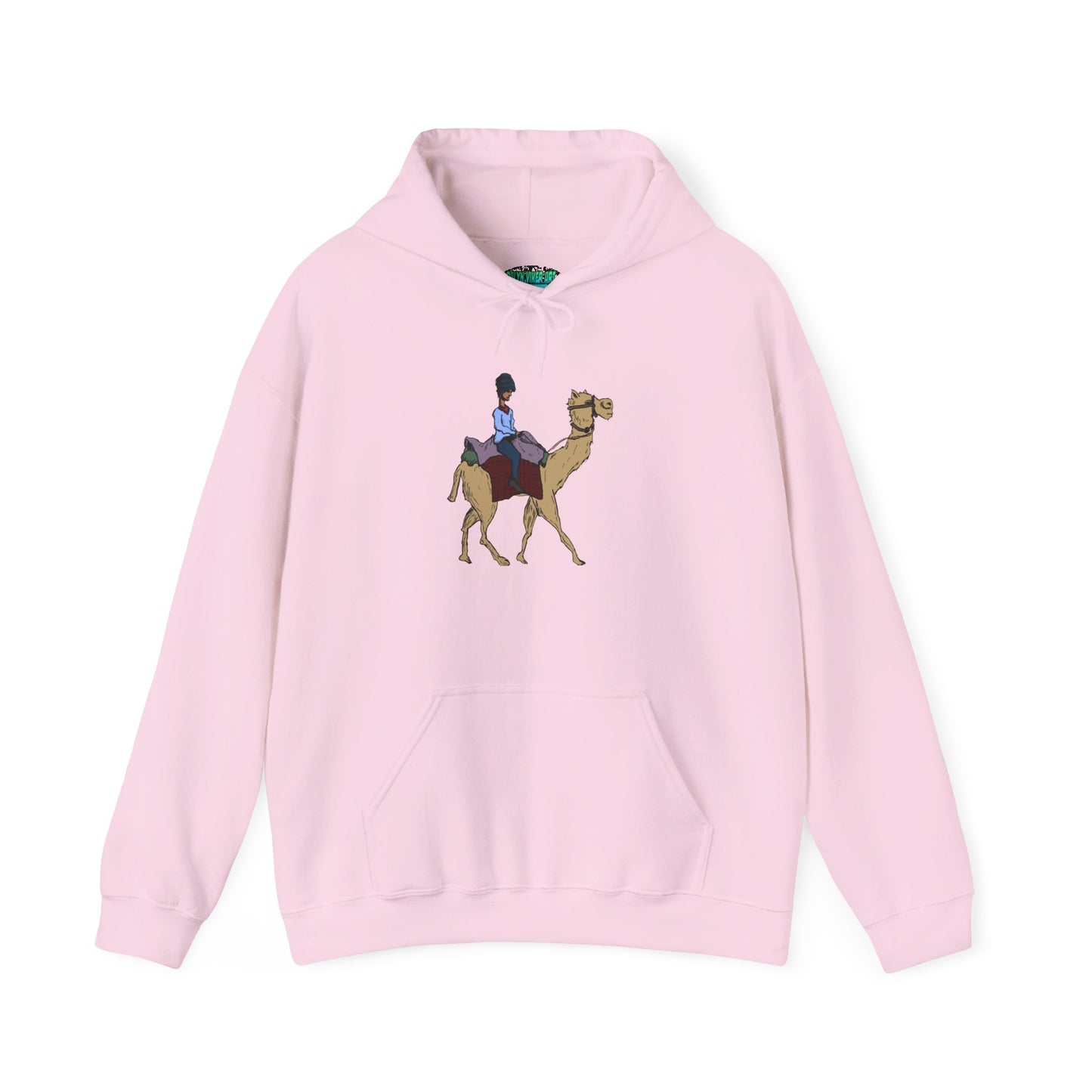 Camel Ride Hoodie, Cozy Unisex Pullover Sweatshirt, Fun Animal Lover Gift, Perfect for Travel & Adventure Enthusiasts