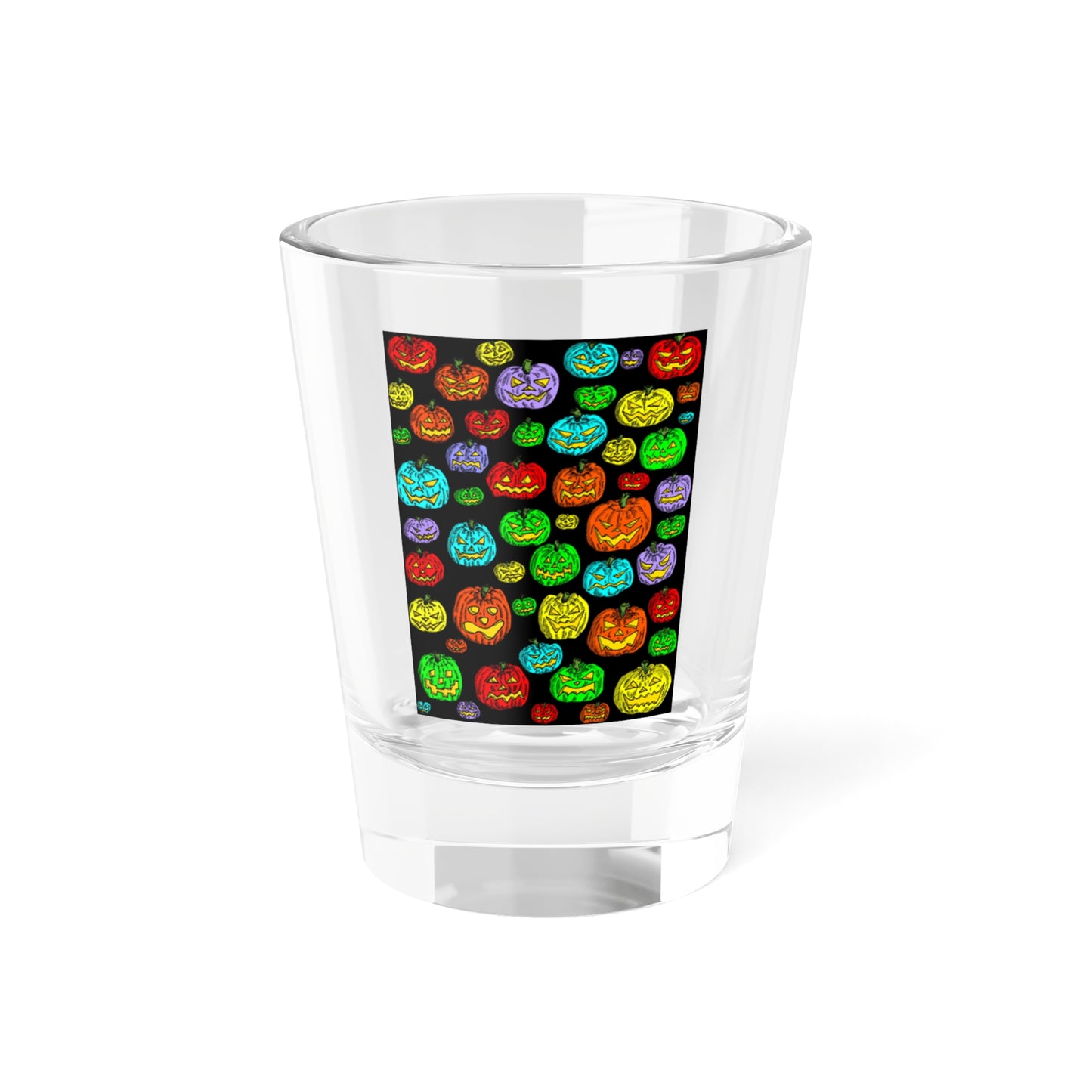 Colorful Halloween Shot Glass Set - 1.5oz Party Drinkware