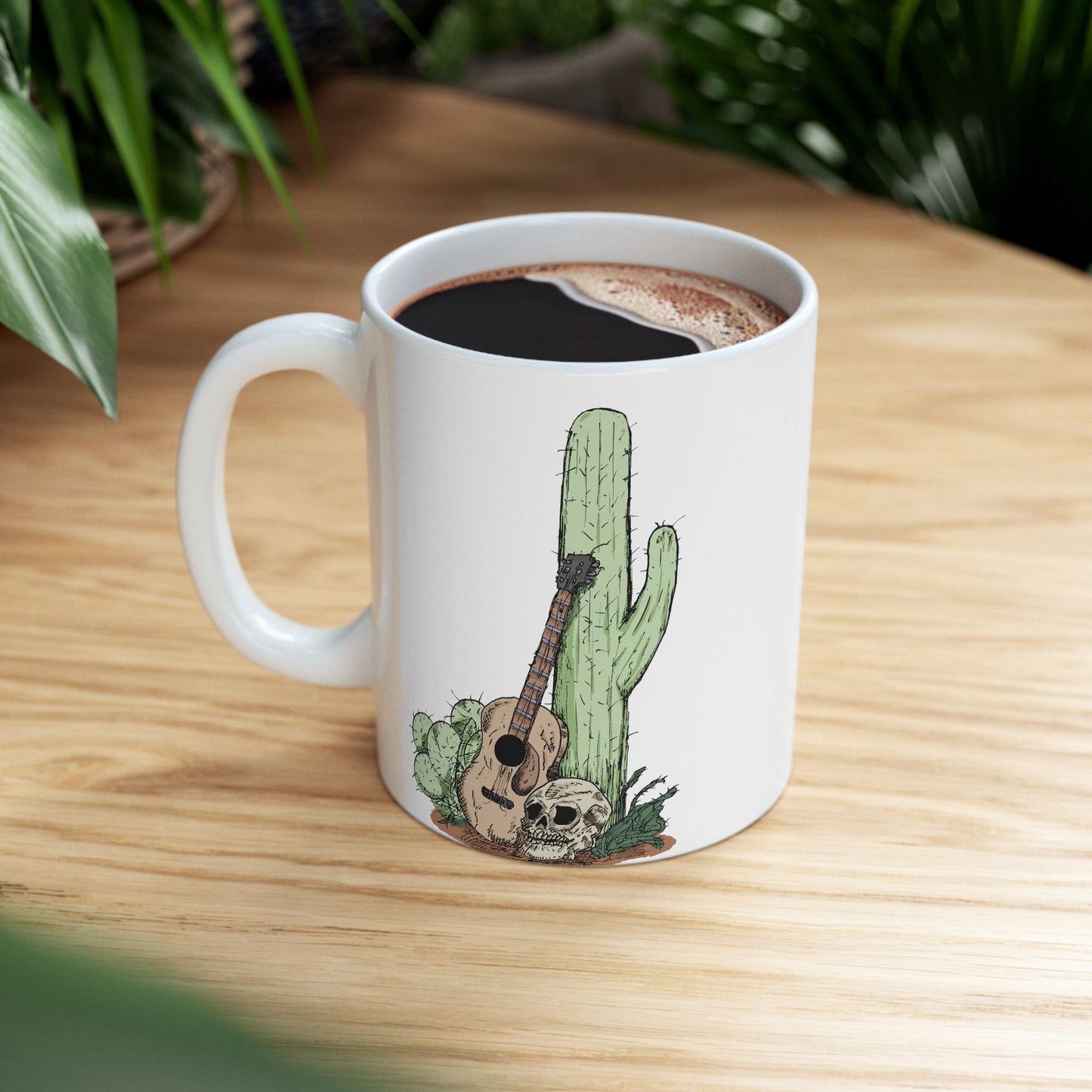 Cactus Ceramic Mug | Eco-Friendly Coffee Cup | Cute Plant Lover Gift | Home Decor | Greenery Lover Mug | Housewarming Gift