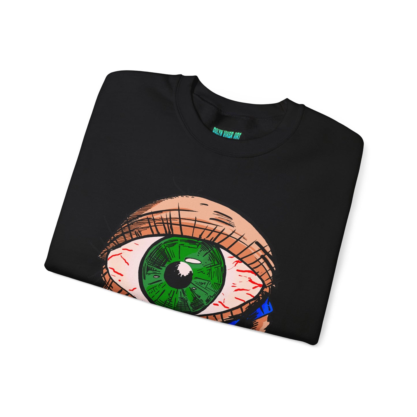 Terrif-EYE-ing Unique Cartoon Eye Sweatshirt - Unisex Heavy Blend™