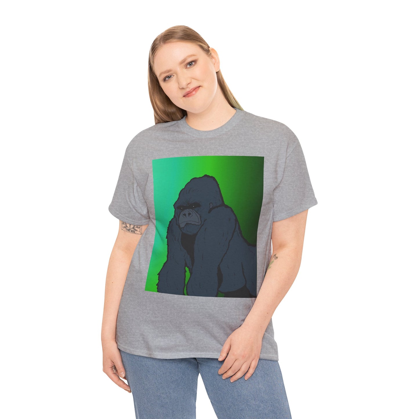Gorilla Portrait Tee – Graphic Ape Illustration T-Shirt