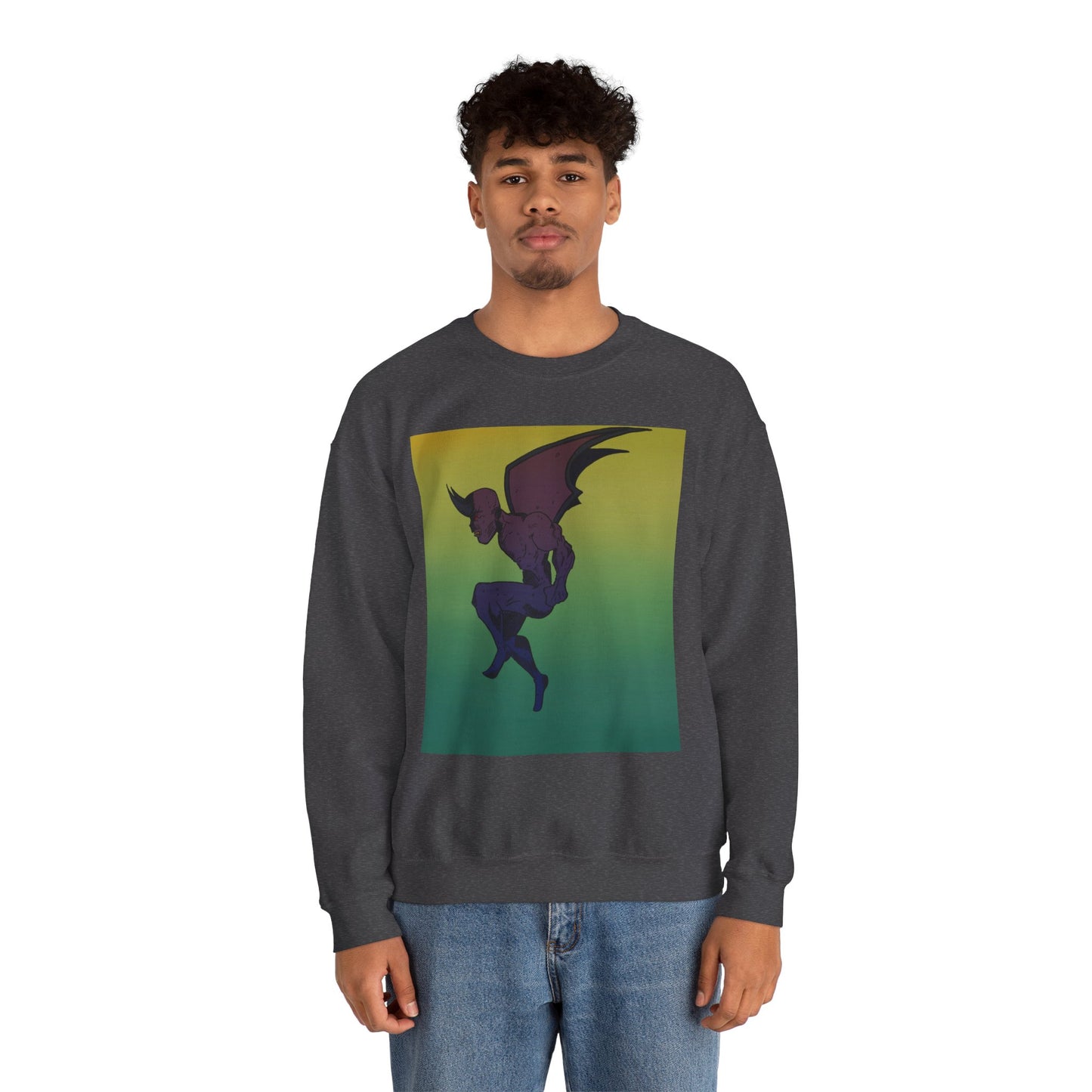 Gradient Demon Unisex Heavy Blend™ Crewneck Sweatshirt