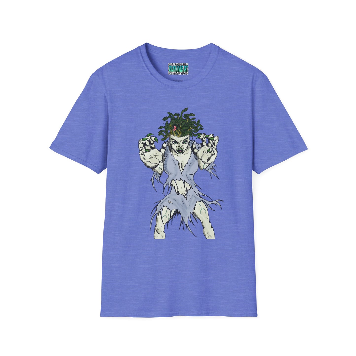 Medusa Assailing Unisex T-Shirt - Mythological Monster Dalyn Viker Art