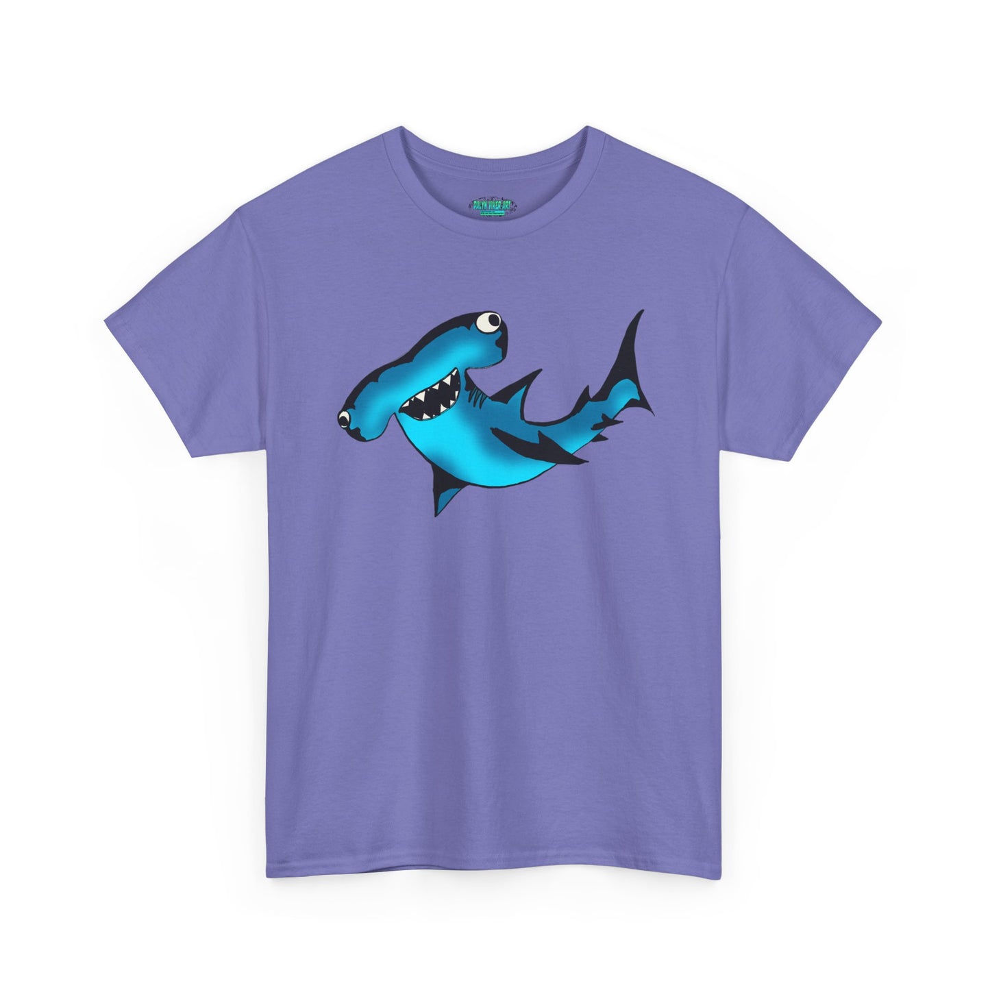 Funny Shark Unisex Heavy Cotton Tee - Perfect Summer Casual Wear