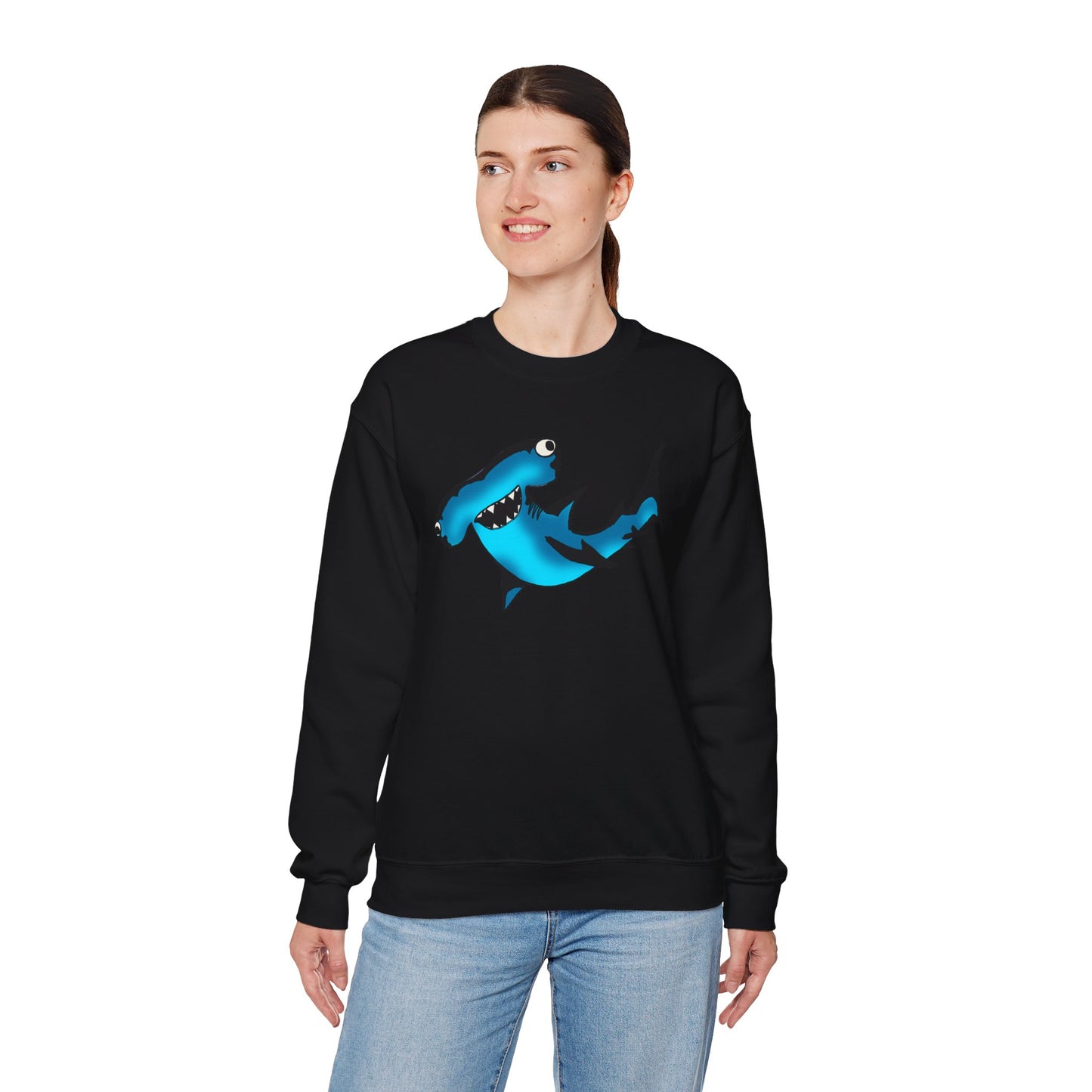 Harley Hammerhead Cute Shark Graphic Unisex Sweatshirt