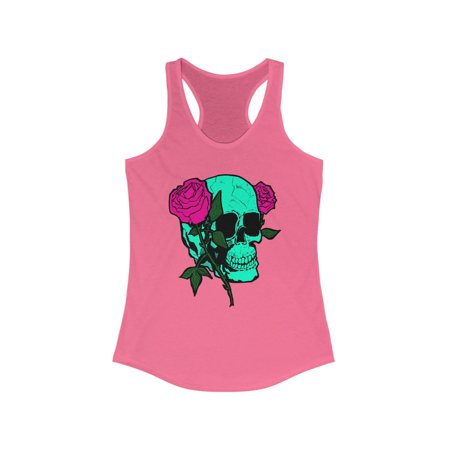 Skull and Roses Tank Top for Women - Ideal Summer Casual Wear