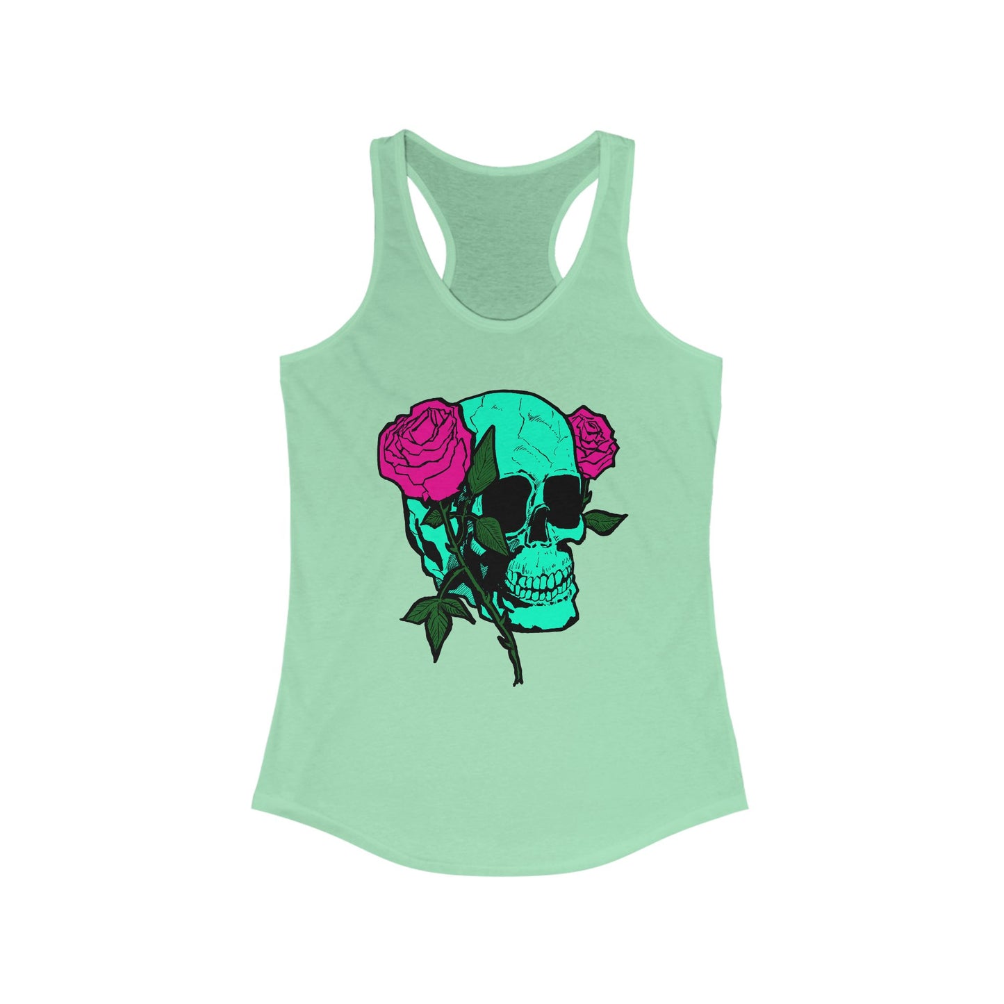 Skull and Roses Tank Top for Women - Ideal Summer Casual Wear