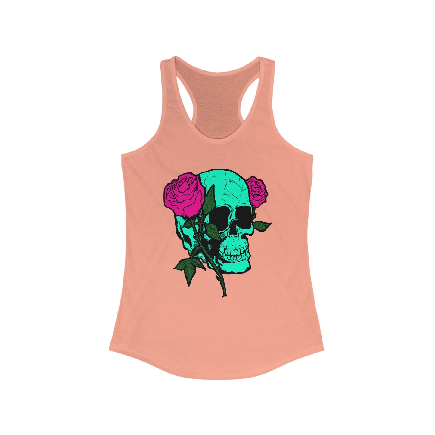 Skull and Roses Tank Top for Women - Ideal Summer Casual Wear