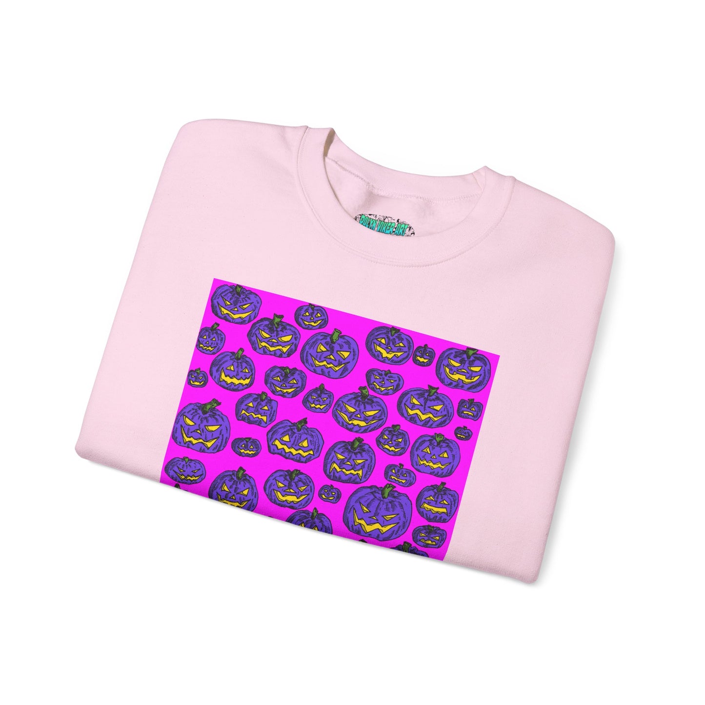 Halloween Pumpkin Crewneck Sweatshirt