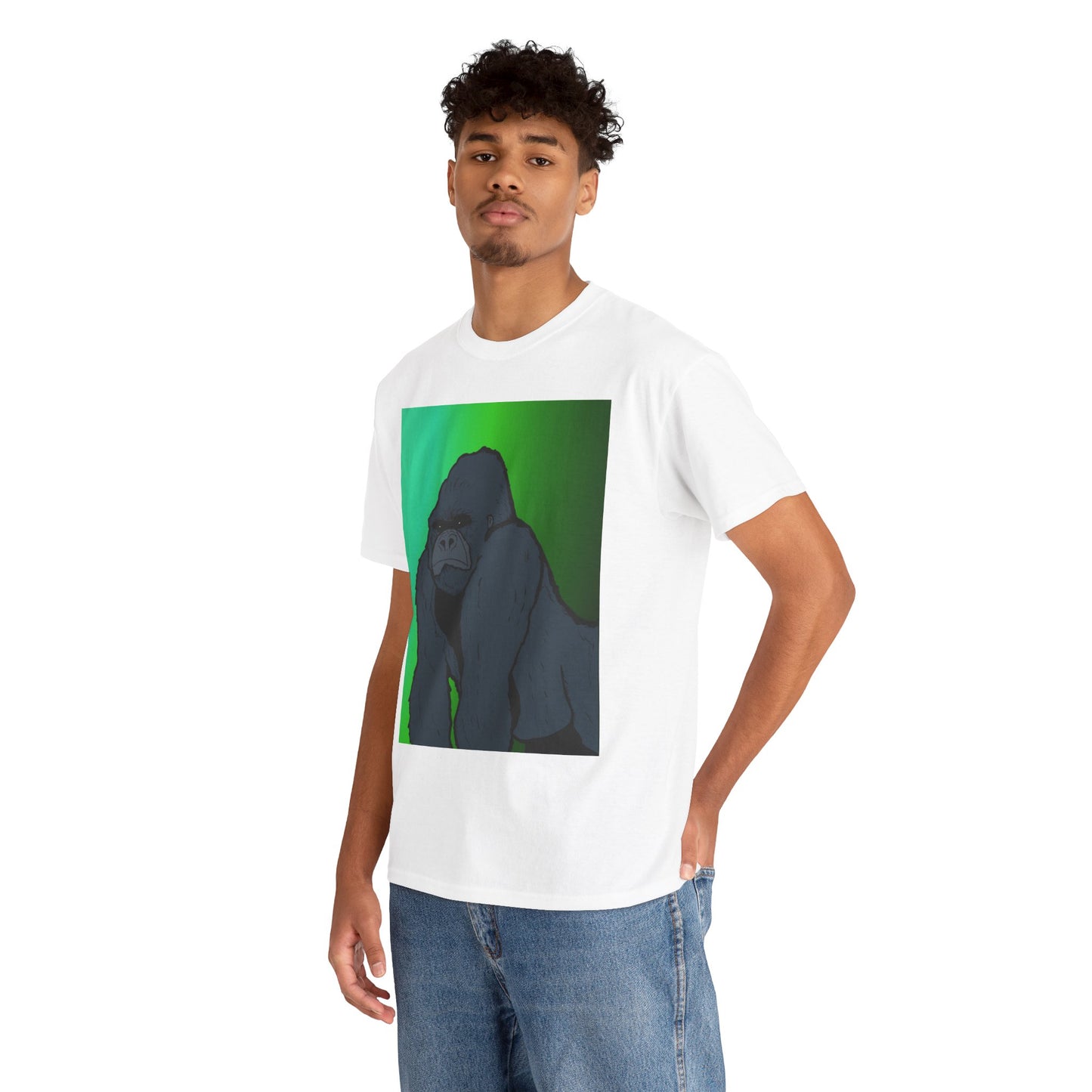 Gorilla Portrait Tee – Graphic Ape Illustration T-Shirt