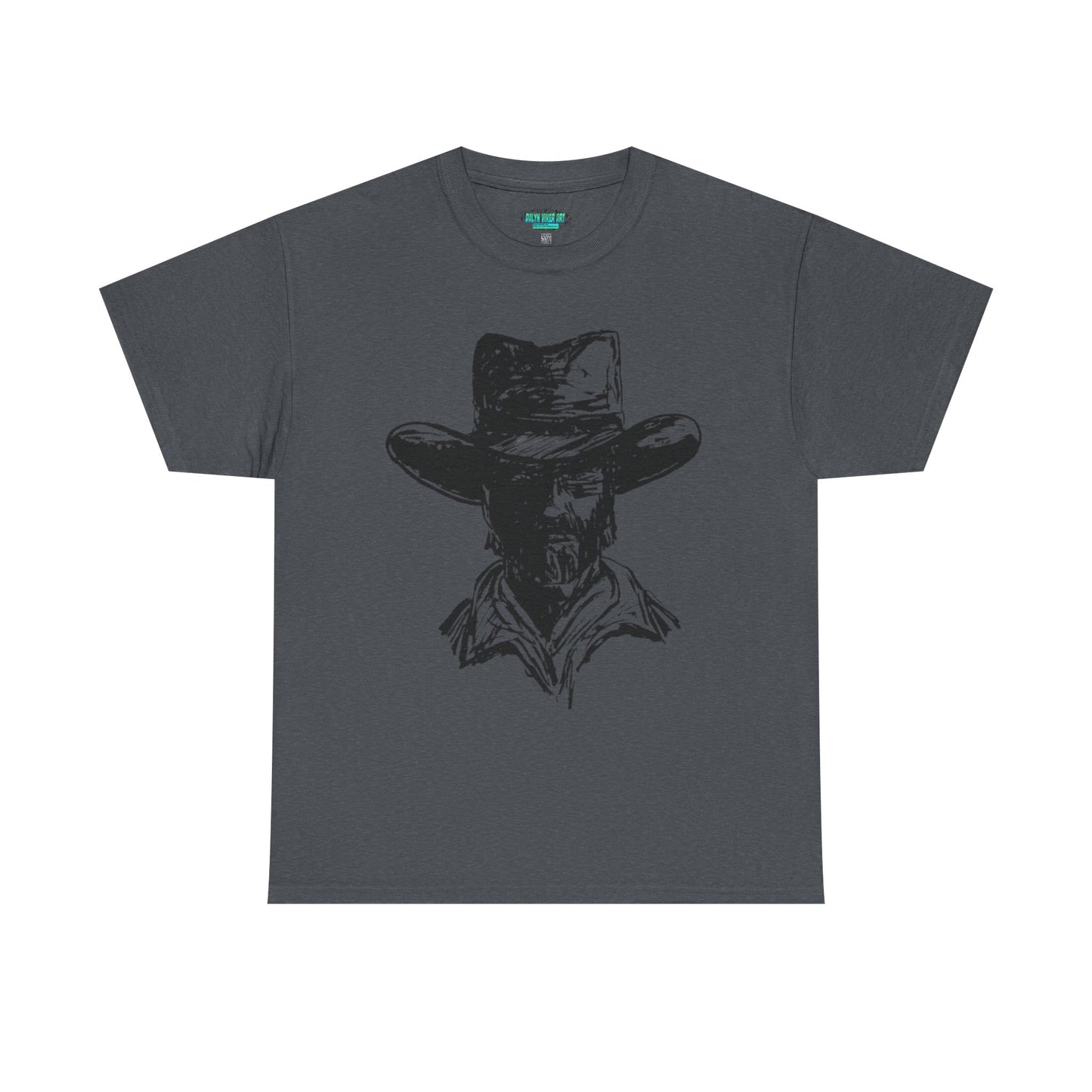 Rustic Cowboy Graphic Unisex Heavy Cotton Tee