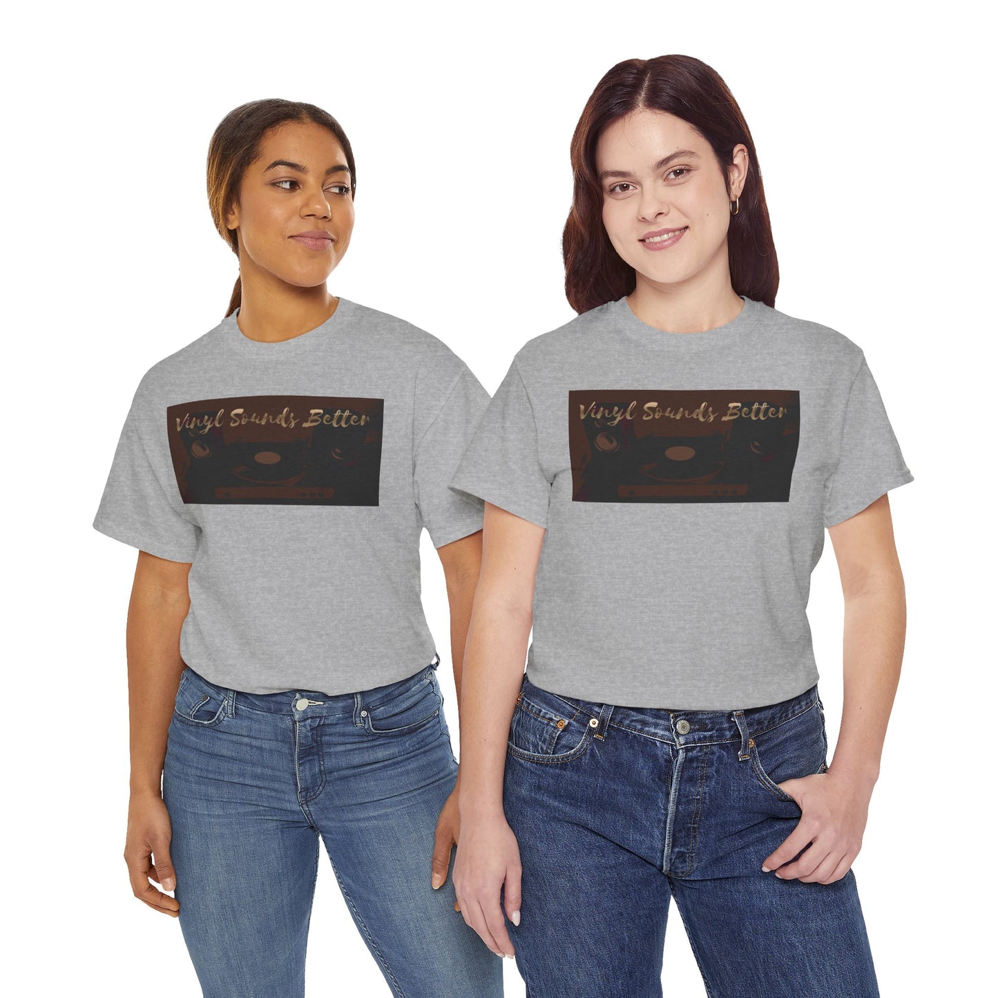 Vinyl Sounds Better T-Shirt — Retro Record Player Tee for Music Lovers
