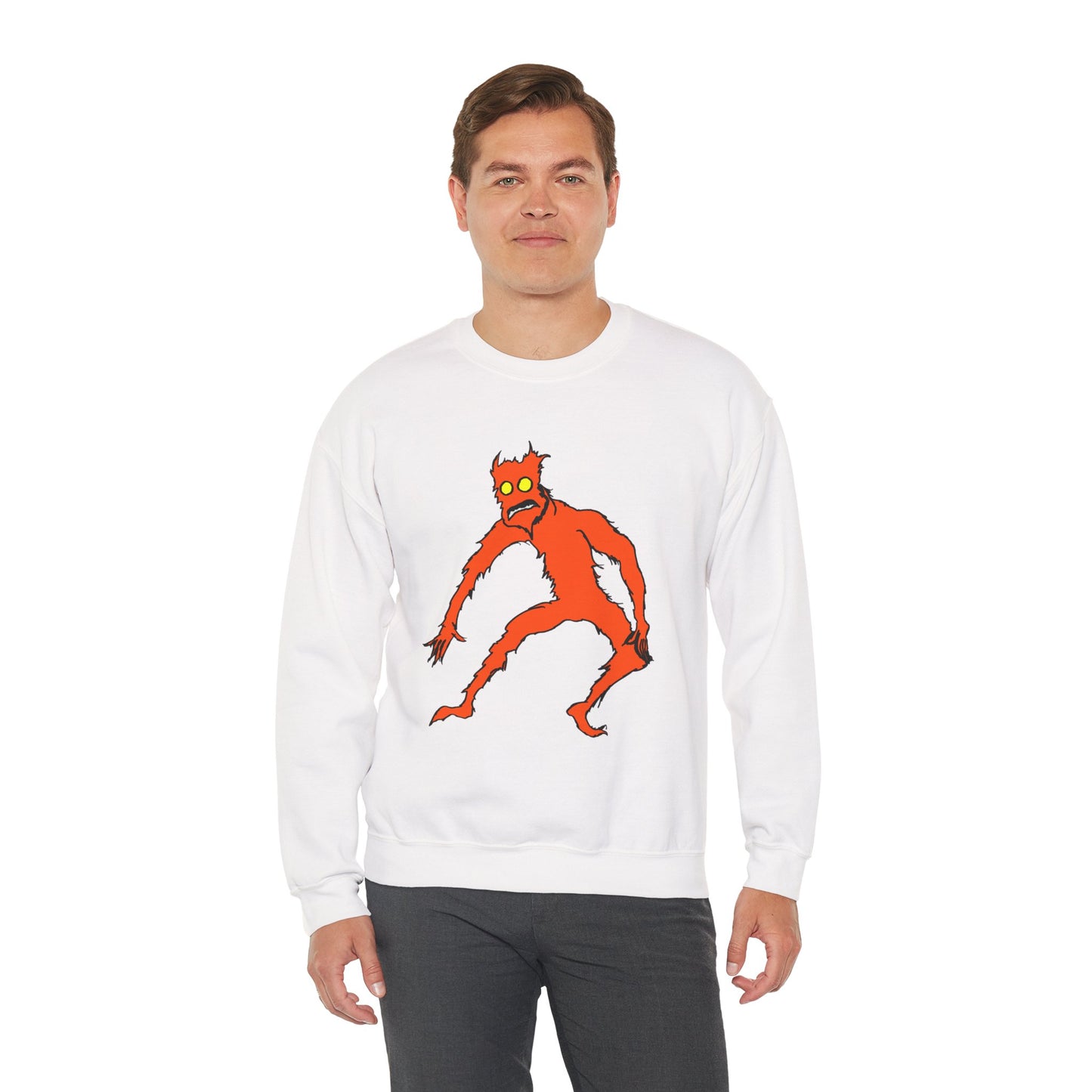 Spooky Monster Crewneck Sweatshirt