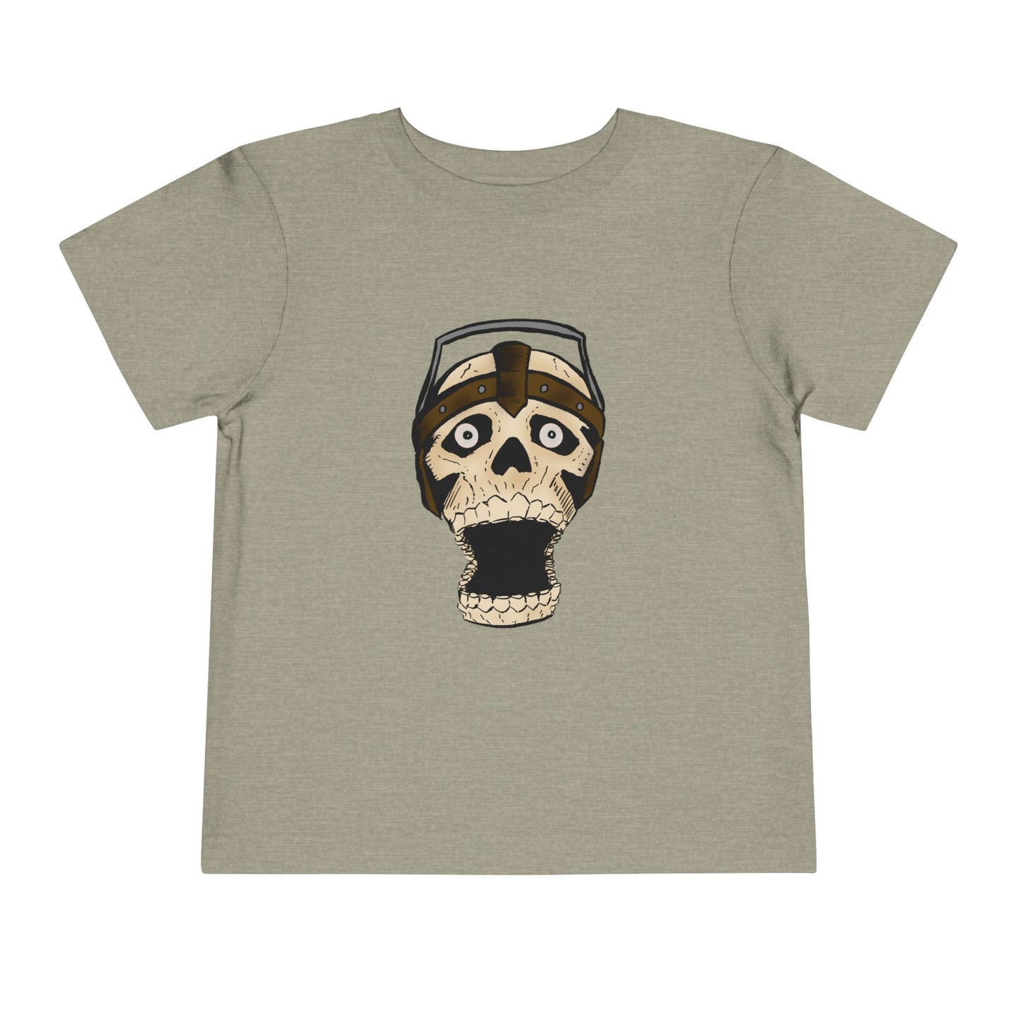 Toddler Tee — Playful Screaming Skull Graphic Kids' Shirt