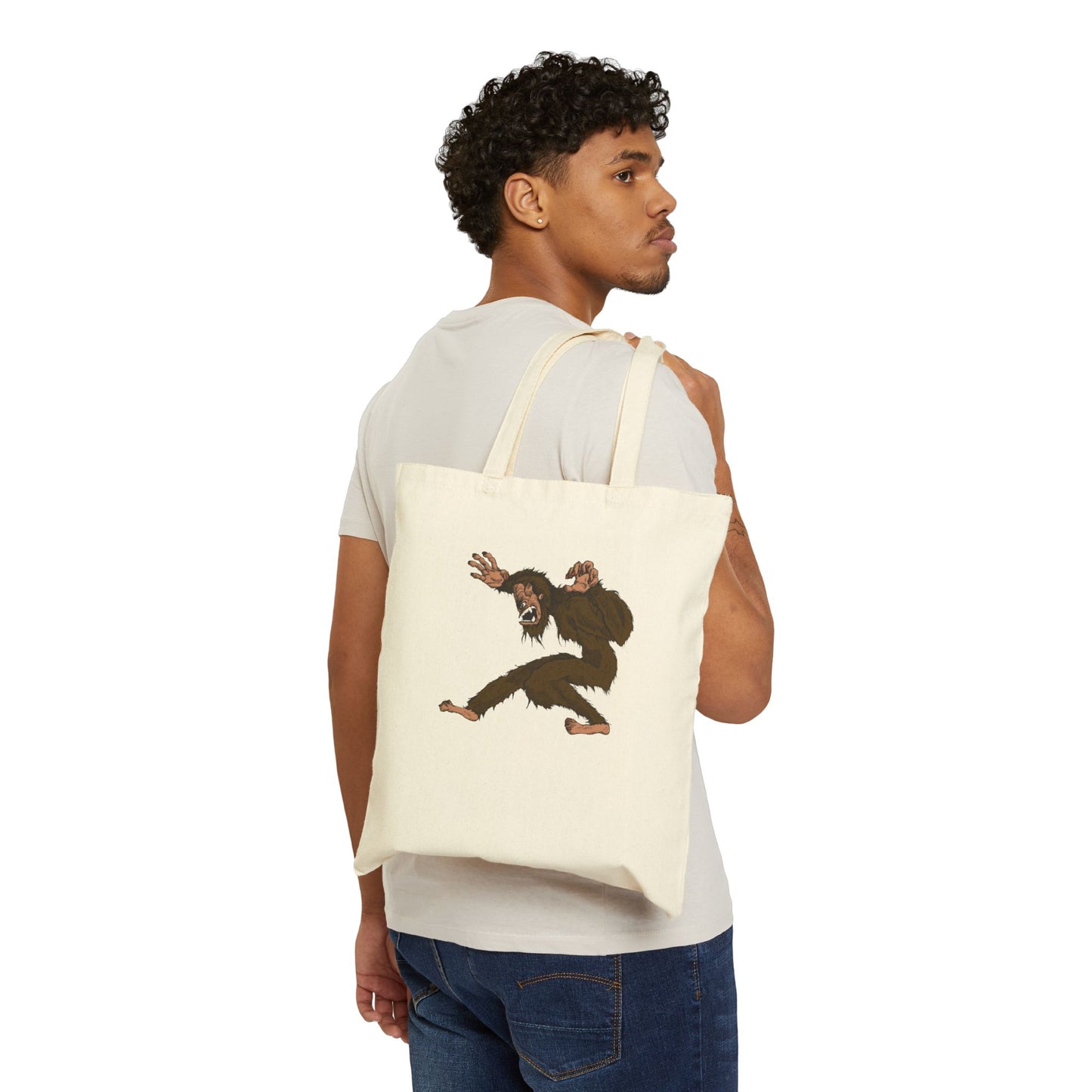 Berserker Bigfoot Cotton Canvas Tote Bag