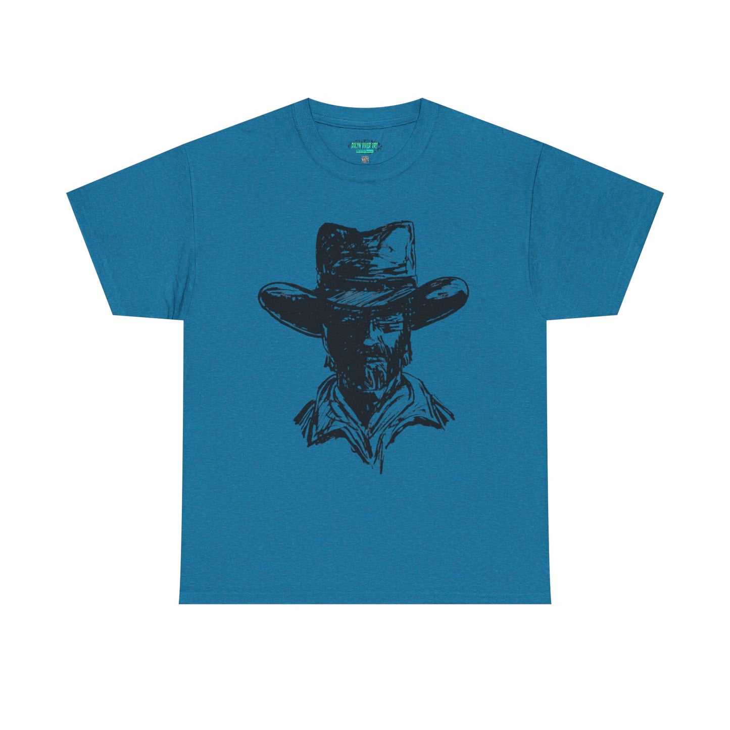 Rustic Cowboy Graphic Unisex Heavy Cotton Tee
