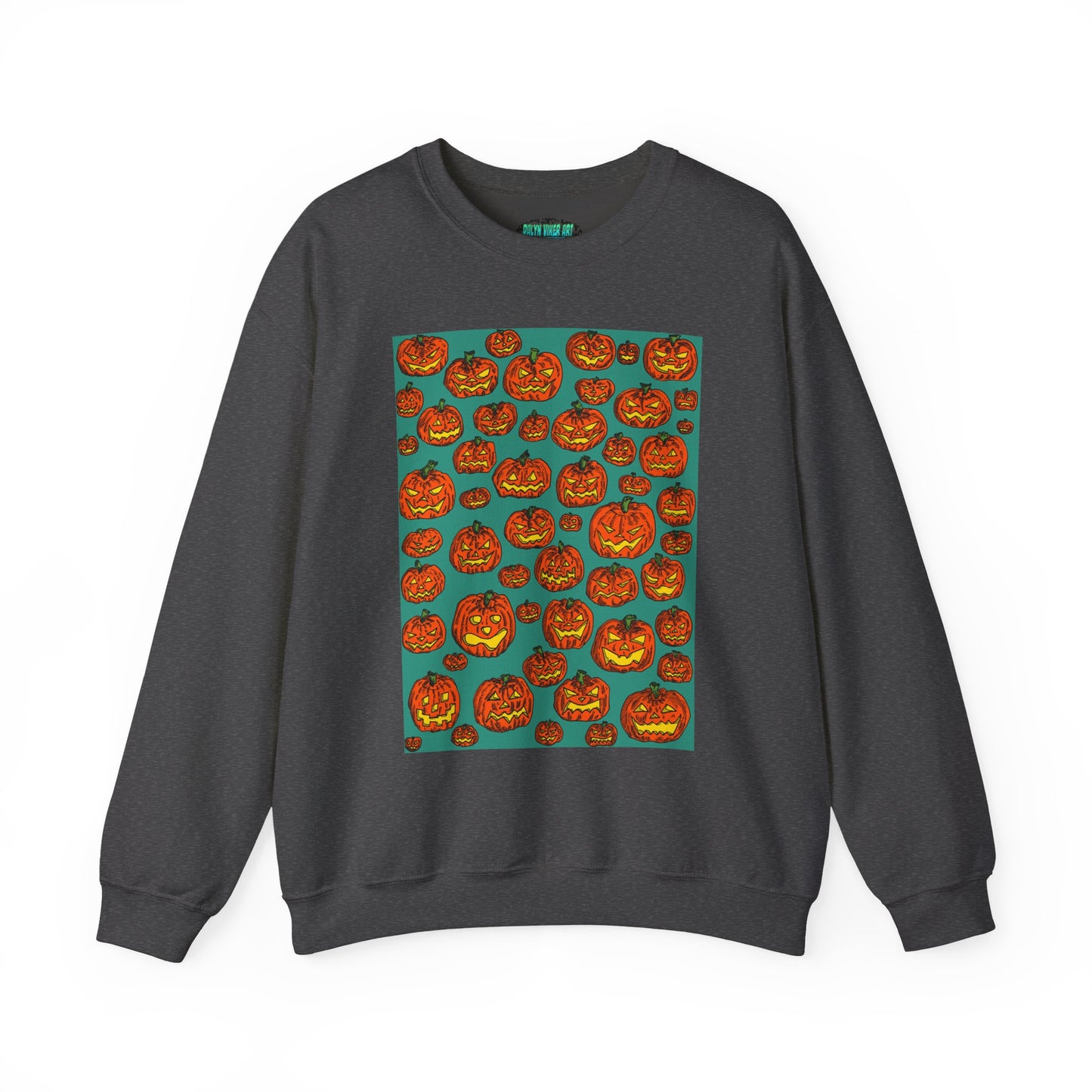 Halloween Pumpkin Crewneck Sweatshirt