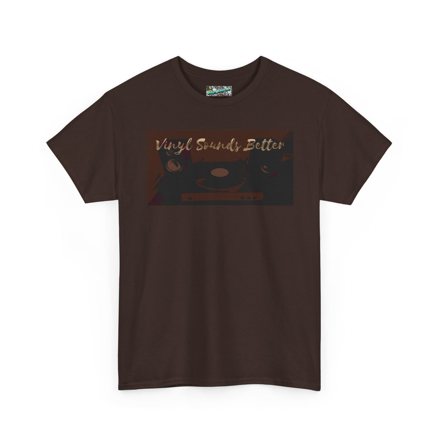 Vinyl Sounds Better T-Shirt — Retro Record Player Tee for Music Lovers