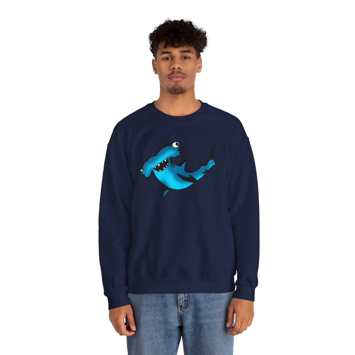 Harley Hammerhead Cute Shark Graphic Unisex Sweatshirt