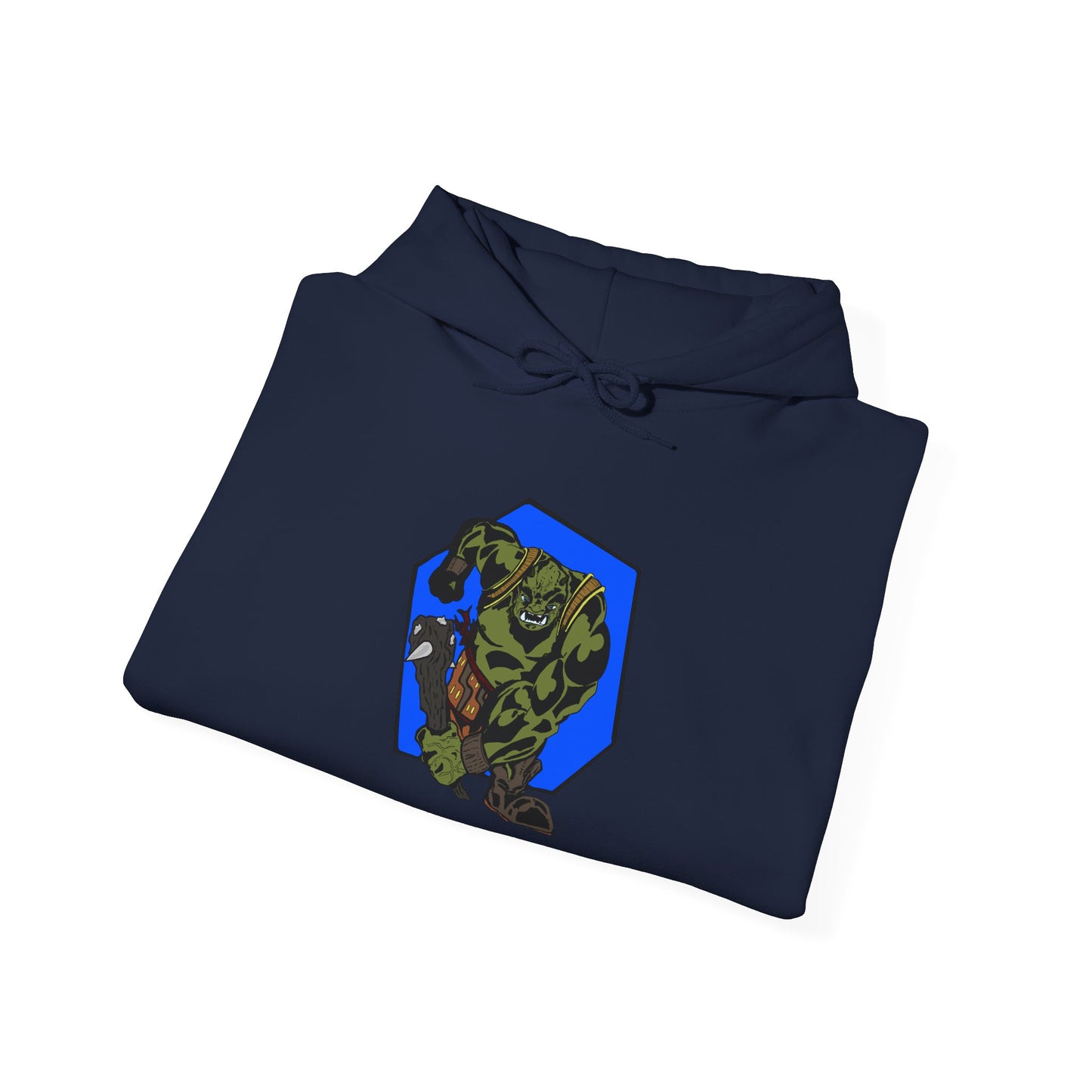 Heroic Monster Hooded Sweatshirt, Cozy Casual, Gift for Gamer, Geek Wear, Unisex Hoodie, Birthday Present, Halloween Style