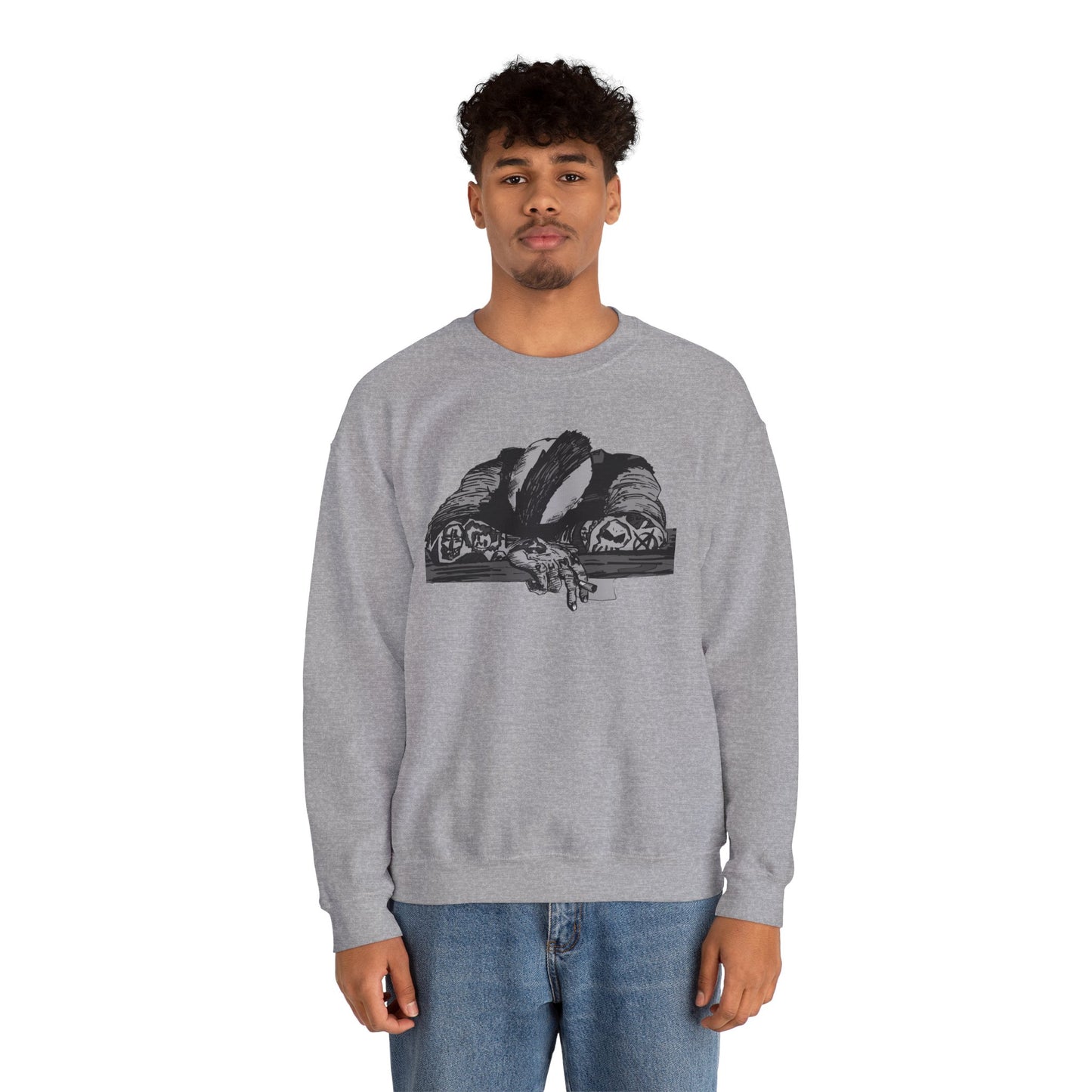 Punk and Done Graphic Crewneck Sweatshirt for Everyday Comfort