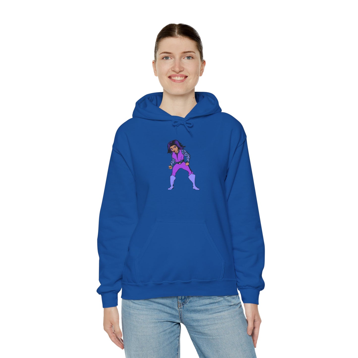 Funky Superhero Hoodie: Unisex Sweatshirt, Cozy Gift for Cartoon Lovers, Perfect for Comfy Days, Great for Halloween