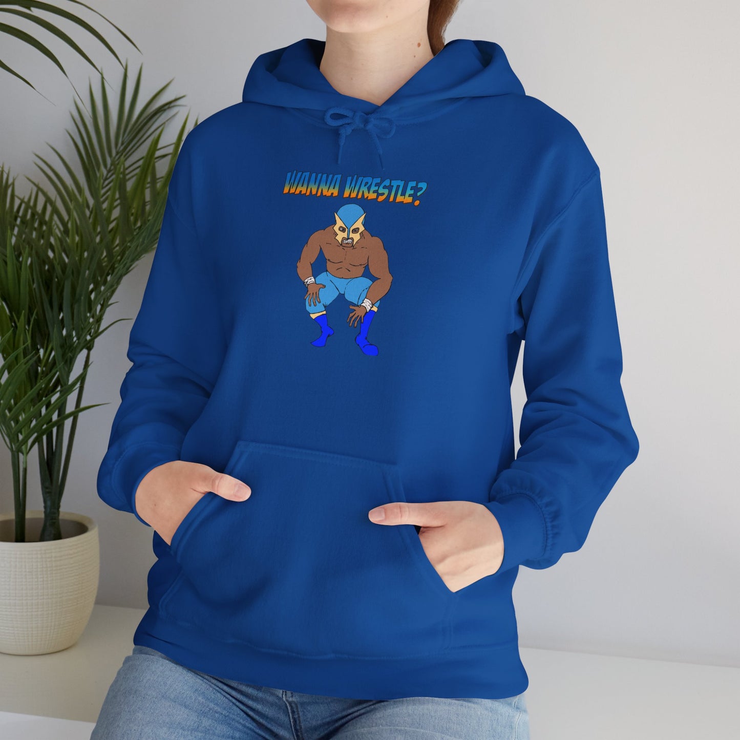 Funny Wrestling Hooded Sweatshirt, Gift for Wrestlers, Unisex Apparel, Cozy Hoodie for Sports Fans, Cool Gift for Him/Her
