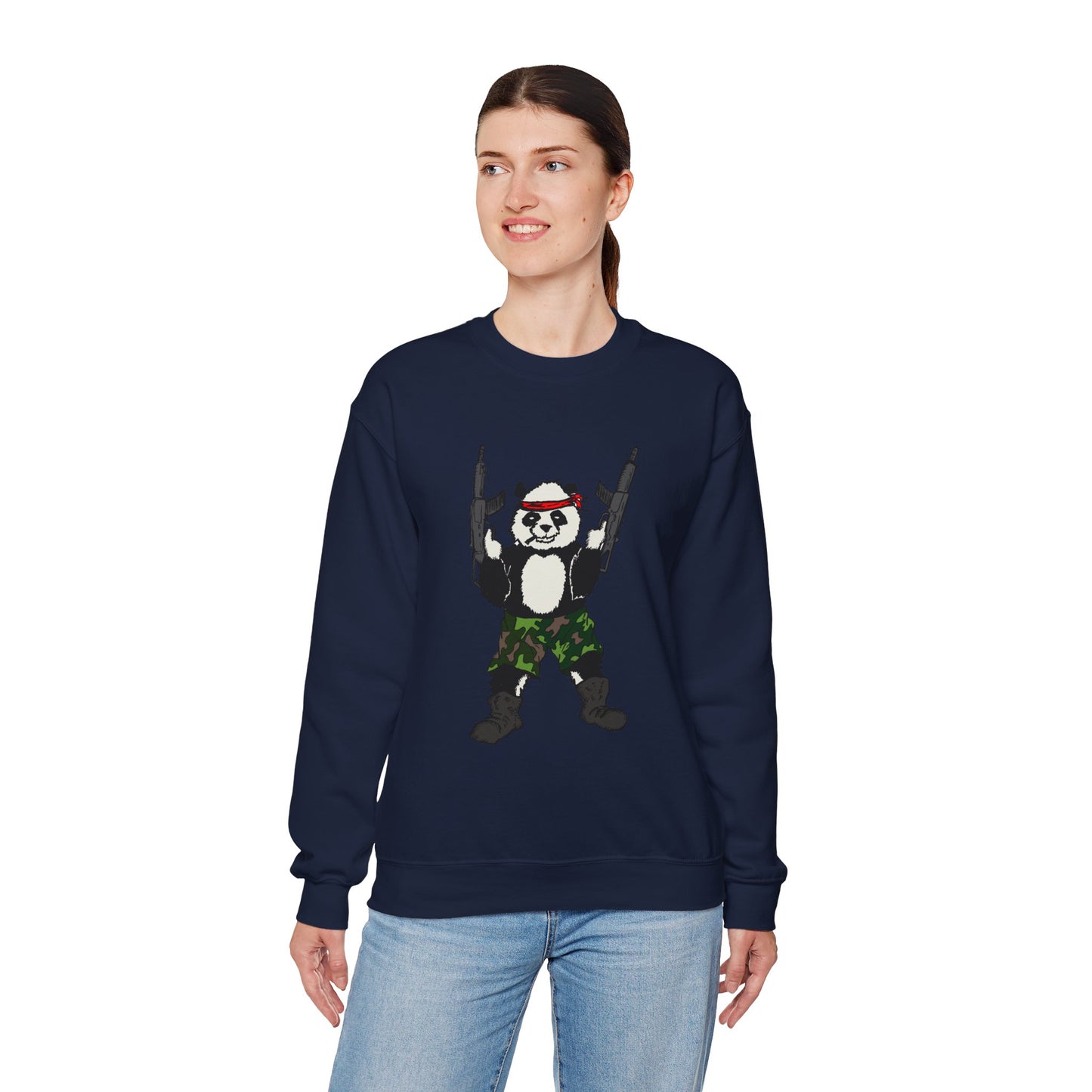 Panda Guns Crewneck Sweatshirt