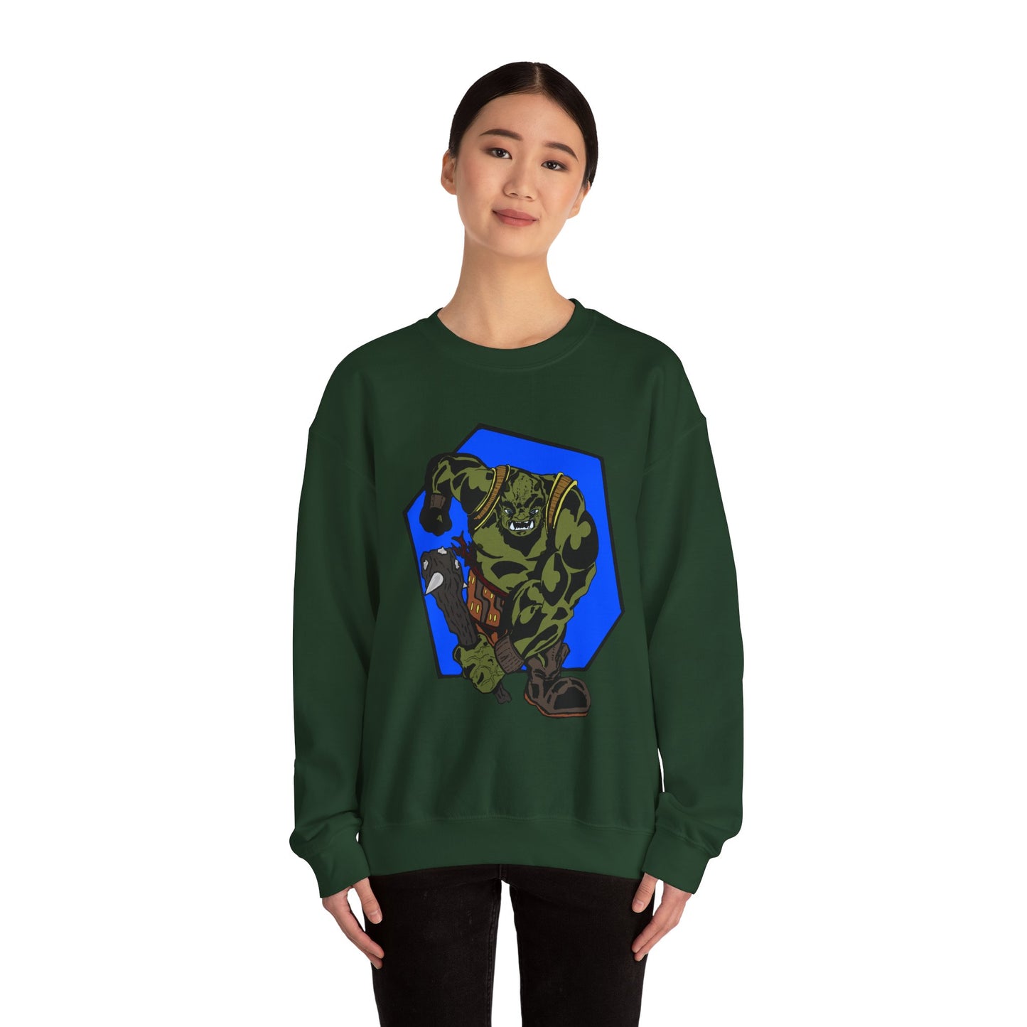 Rampaging Ogre Crewneck Sweatshirt for Marvel Fans