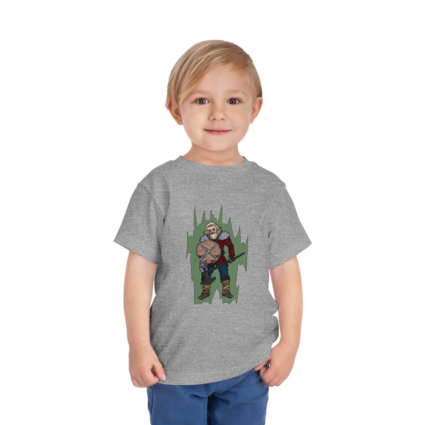 Toddler Tee — Viking Warrior Graphic Shirt