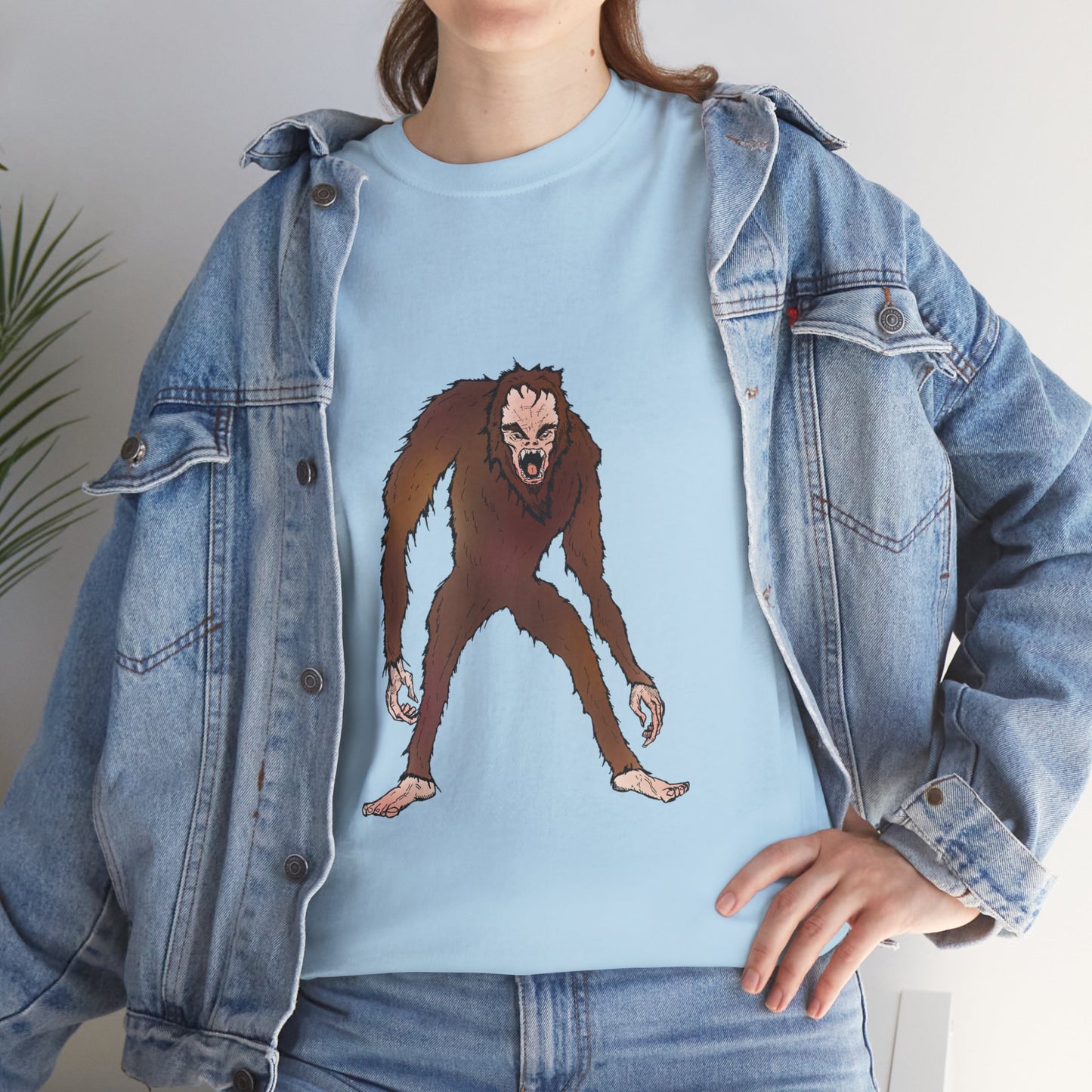 Bigfoot Sketch T‑Shirt — Retro Sasquatch Graphic Tee