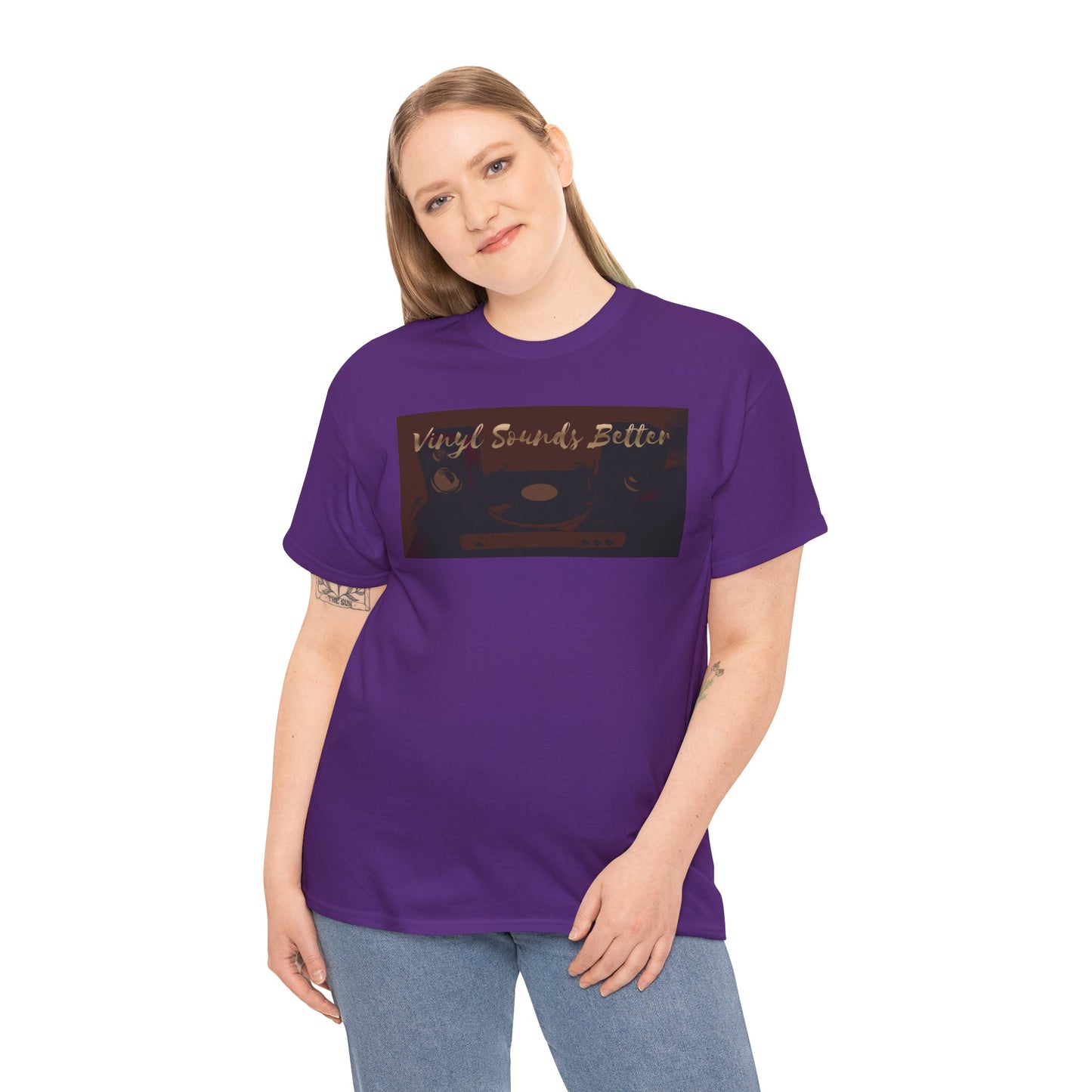 Vinyl Sounds Better T-Shirt — Retro Record Player Tee for Music Lovers