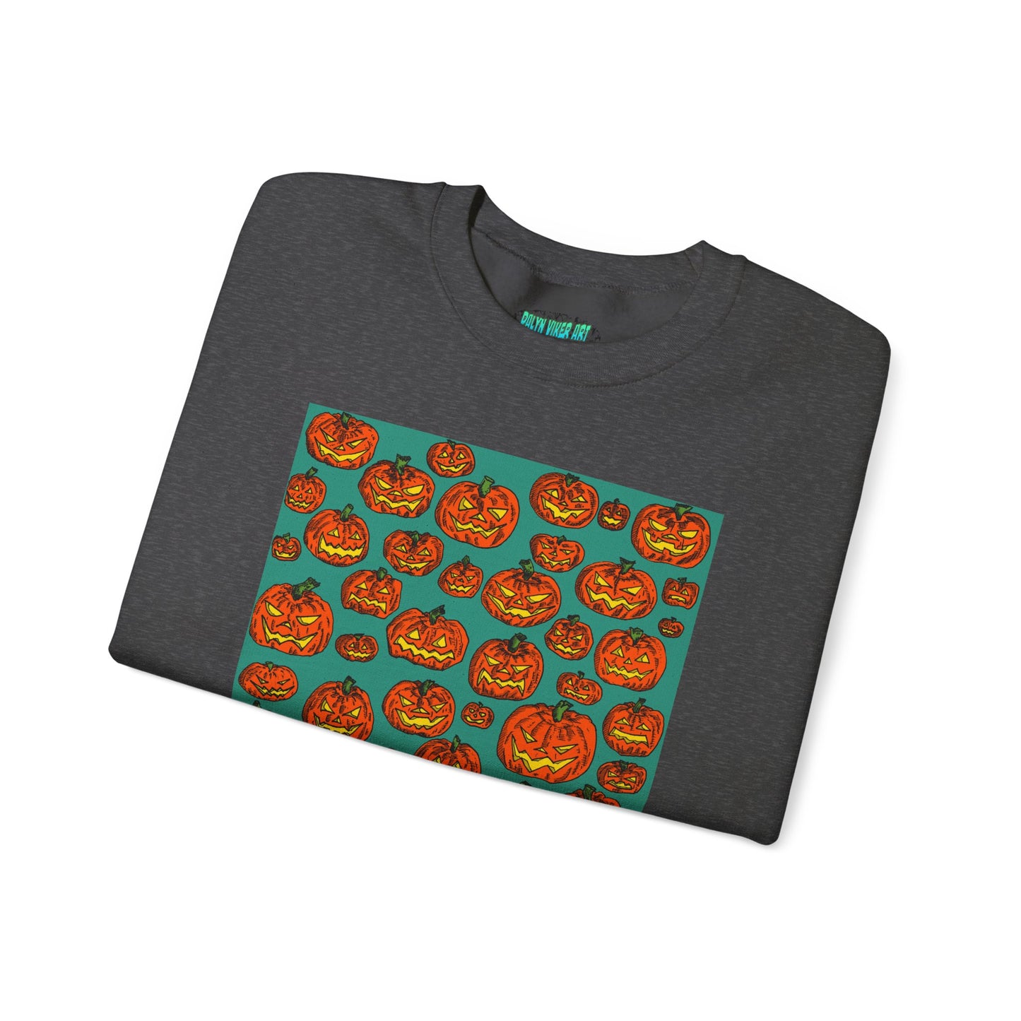Halloween Pumpkin Crewneck Sweatshirt