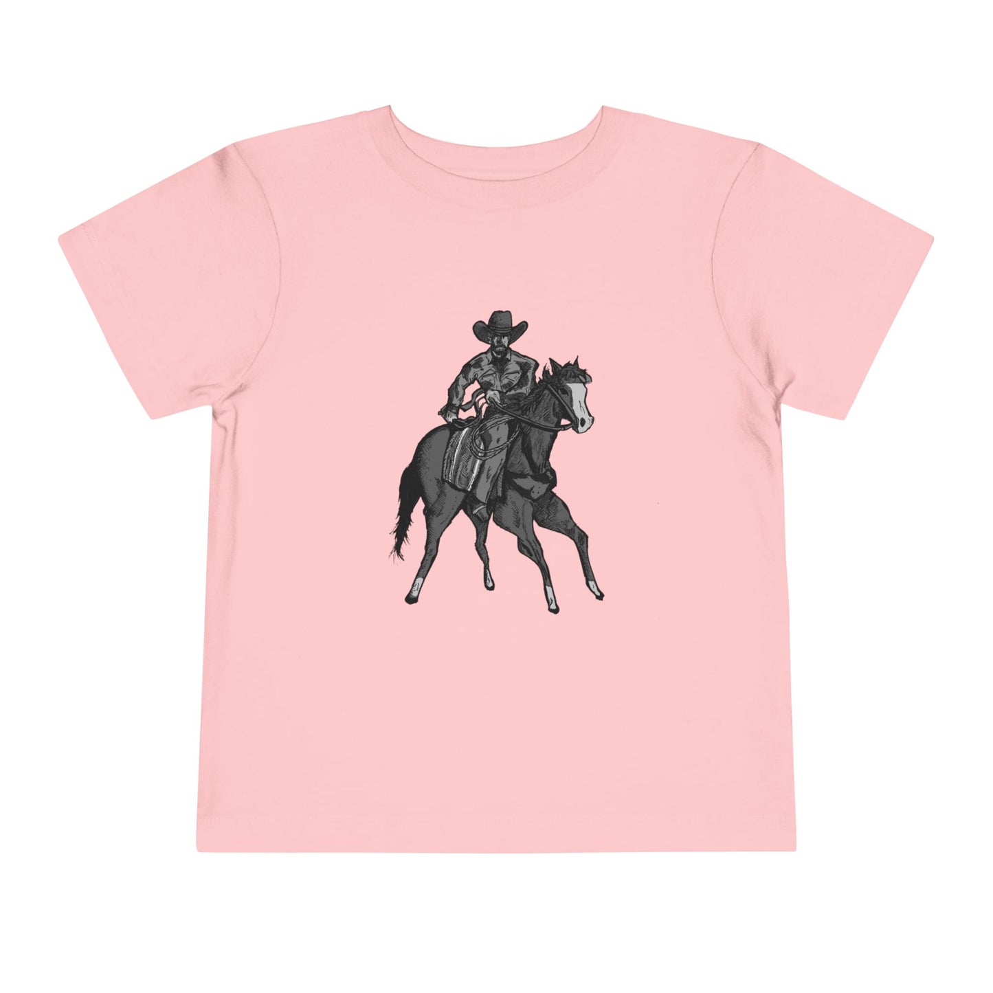 Toddler Western Cowboy Tee — Horseback Rider Graphic Shirt