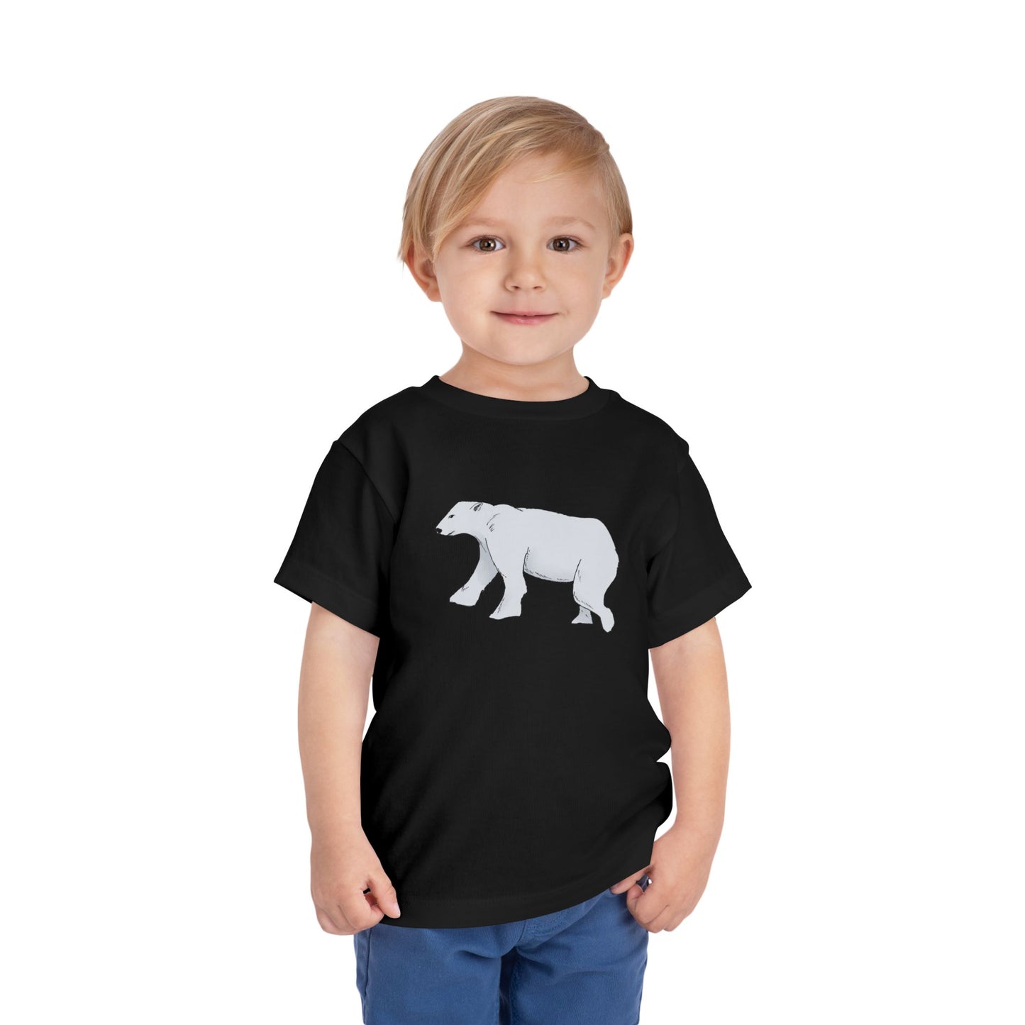Polar Bear Toddler Tee — Cute Arctic Animal Shirt for Kids