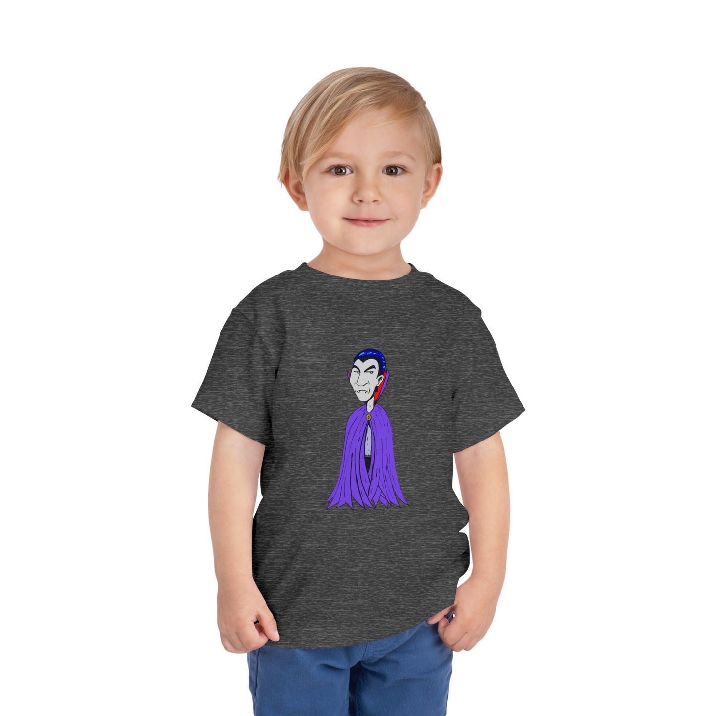 Toddler Tee — Cute Cartoon Vampire Graphic Shirt for Kids