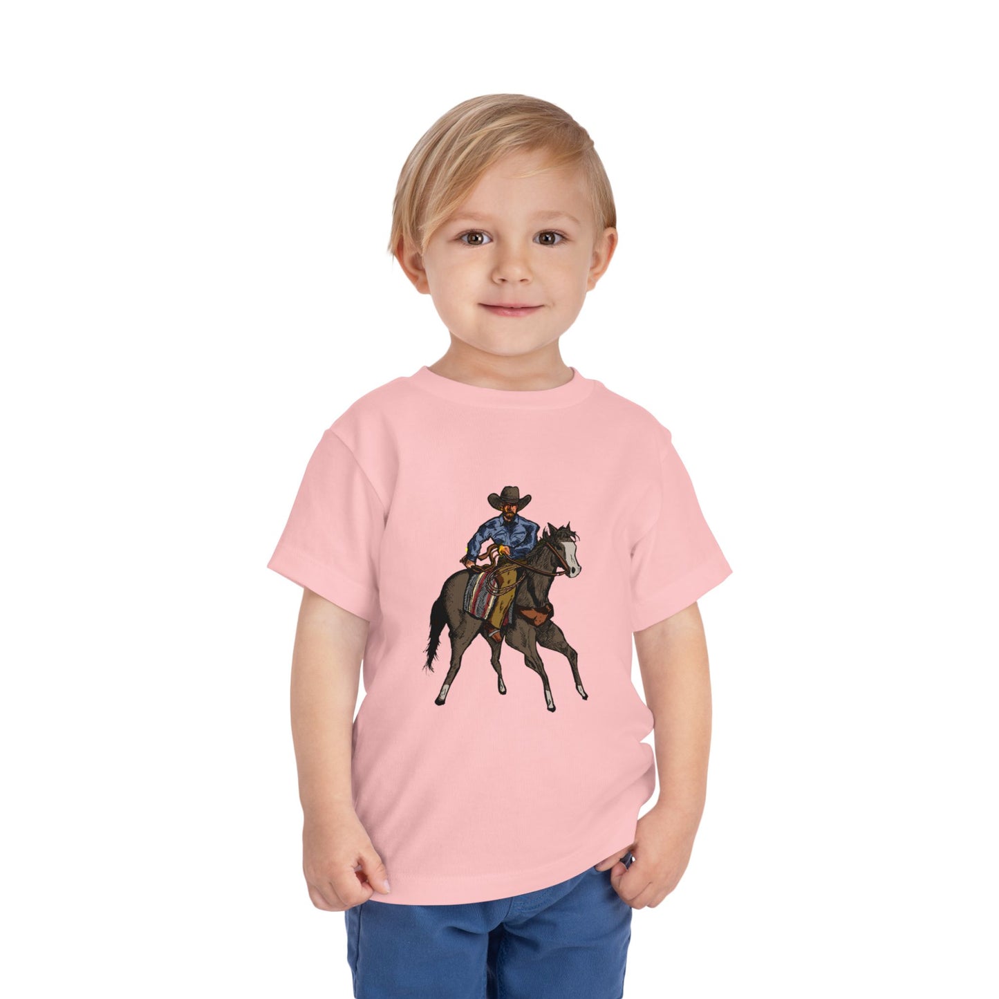 Cowboy on Horse Toddler Tee