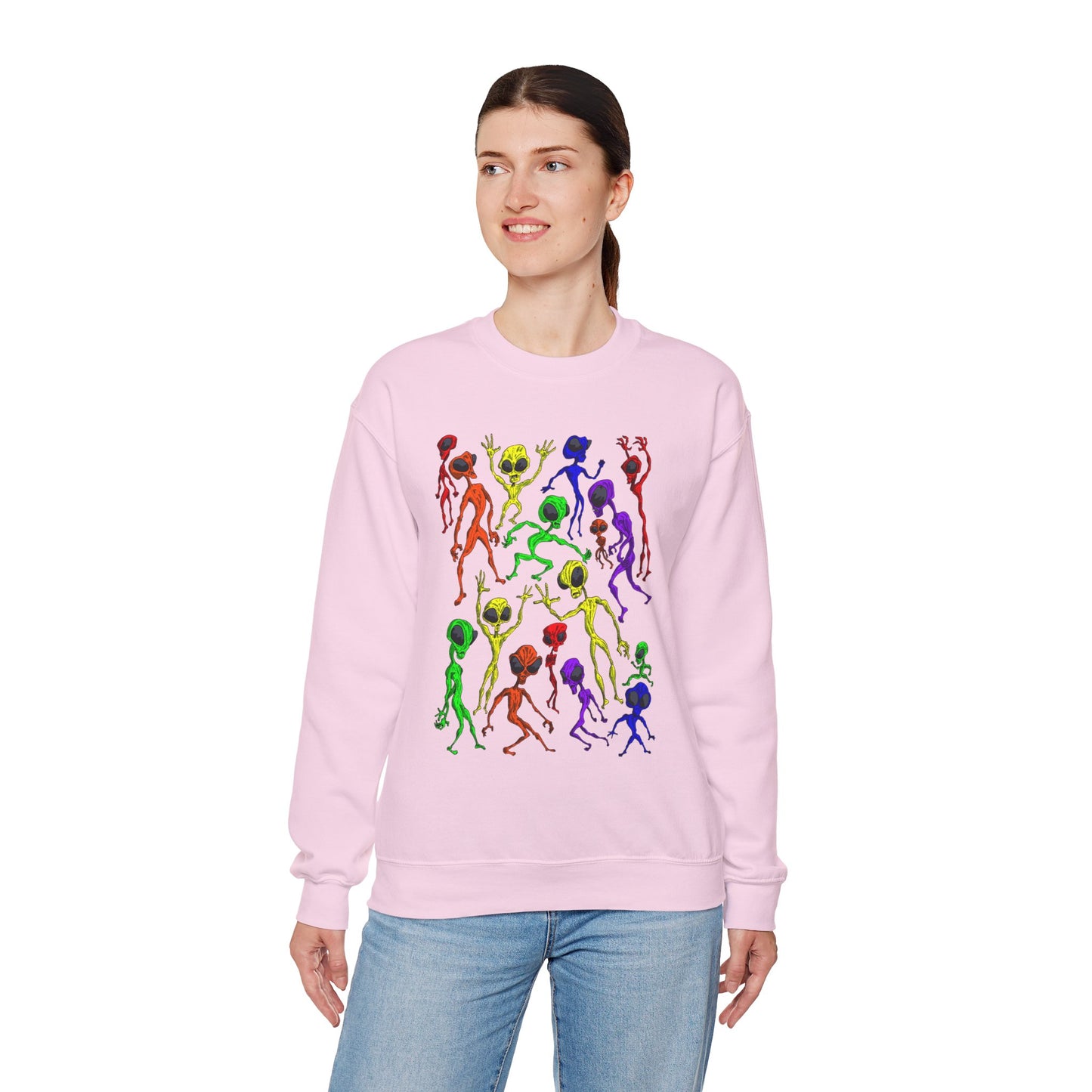 Alien Dance Party Crewneck Sweatshirt