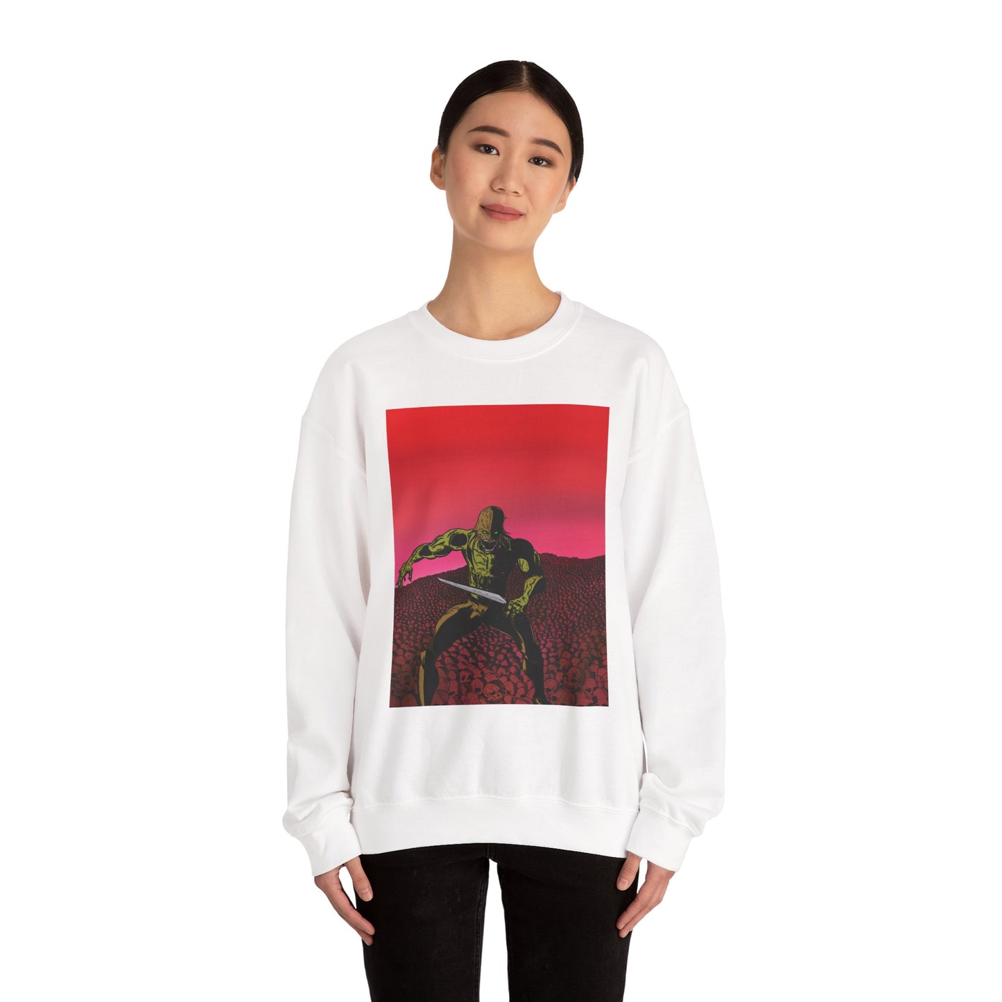 Retro Skull Master Graphic Unisex Crewneck Sweatshirt