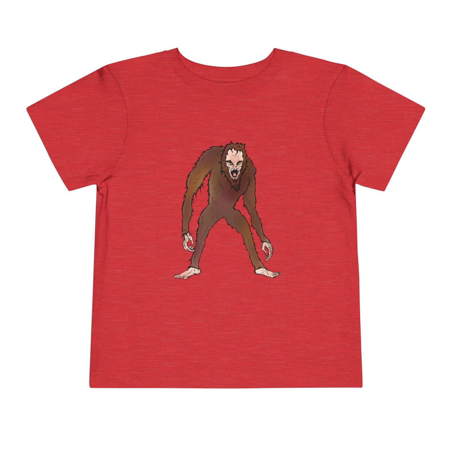 Toddler Tee — Cute Cartoon Kid-Friendly Bigfoot Graphic Shirt