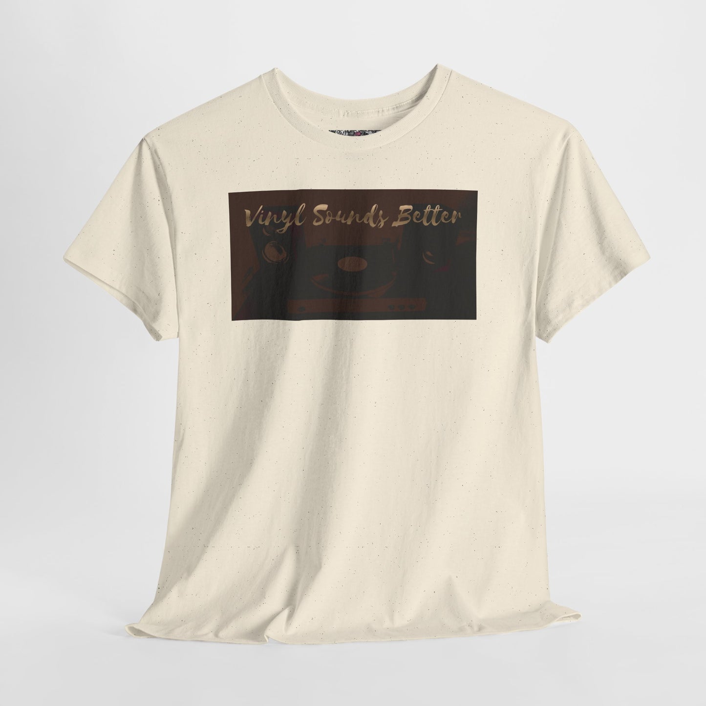 Vinyl Sounds Better T-Shirt — Retro Record Player Tee for Music Lovers