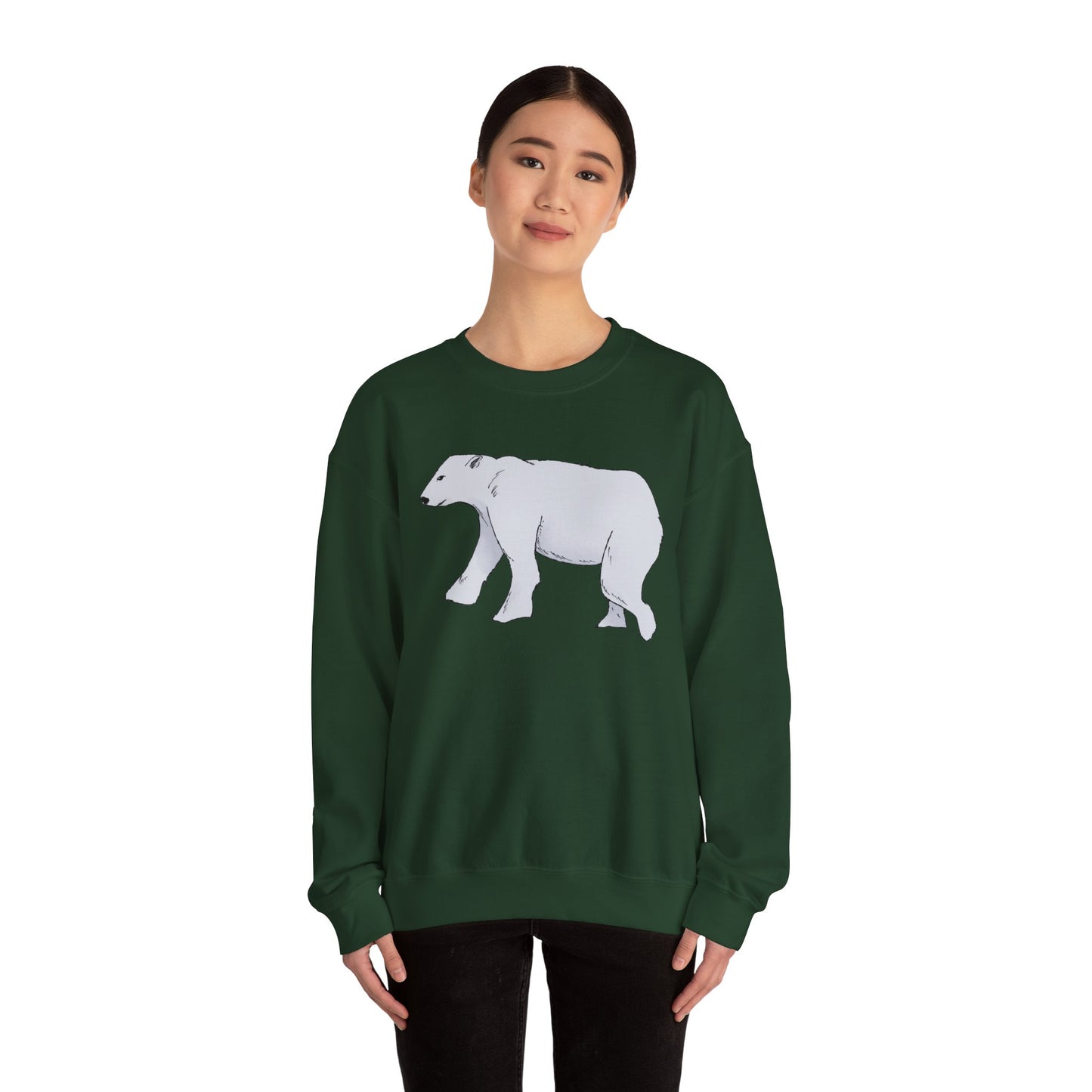 Cozy Polar Bear Crewneck Sweatshirt