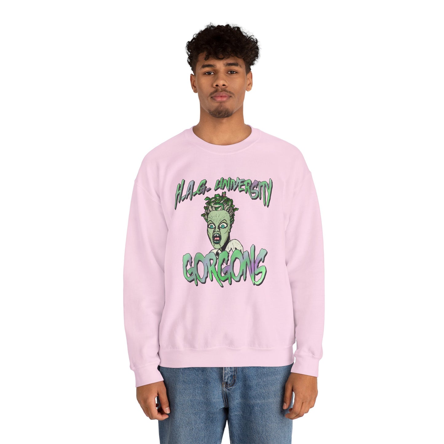 HAG University GORGONS Crewneck Sweatshirt – Unisex Heavy Blend