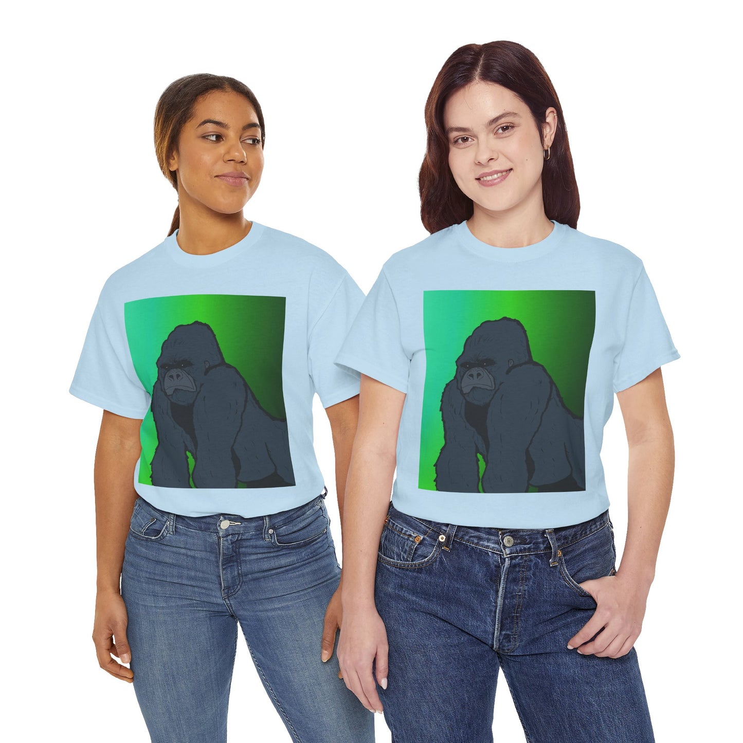 Gorilla Portrait Tee – Graphic Ape Illustration T-Shirt