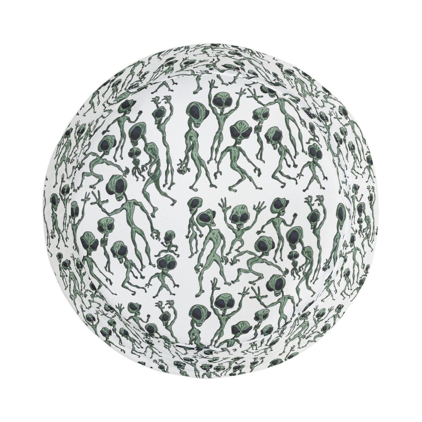 Alien Dance Party Bucket Hat | Funky Outdoor Hat for Festivals, Summer Vacation, Gift for Friends, Unisex, Unique Style