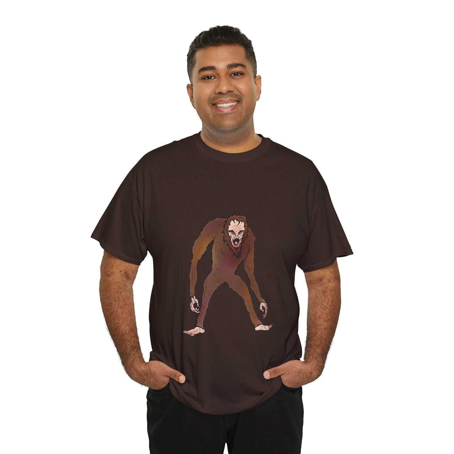 Bigfoot Sketch T‑Shirt — Retro Sasquatch Graphic Tee