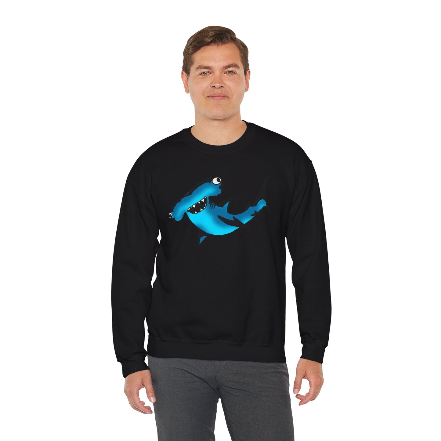 Harley Hammerhead Cute Shark Graphic Unisex Sweatshirt