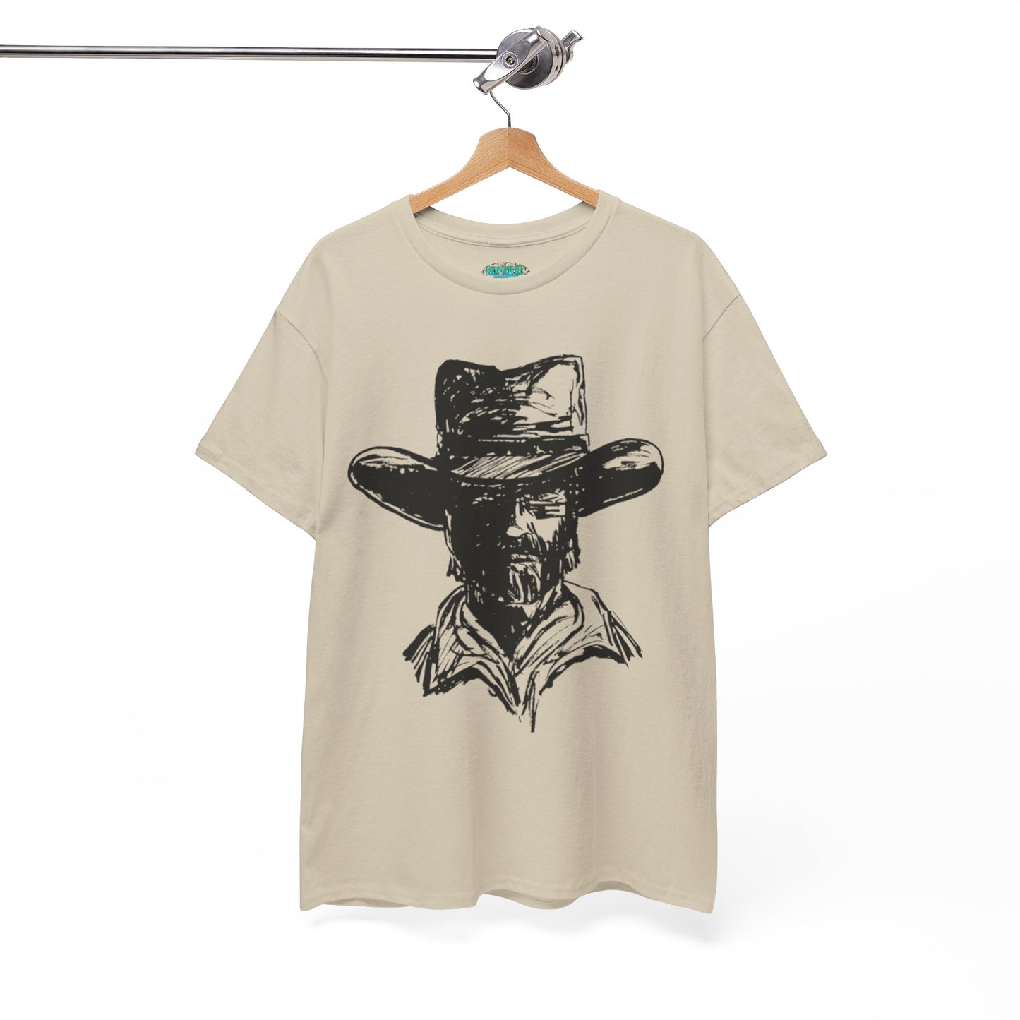 Rustic Cowboy Graphic Unisex Heavy Cotton Tee
