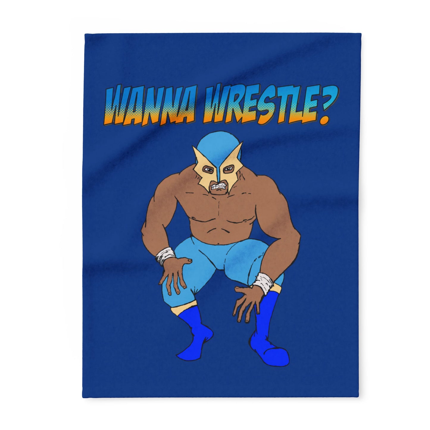 Wanna Wrestle? Arctic Fleece Blanket